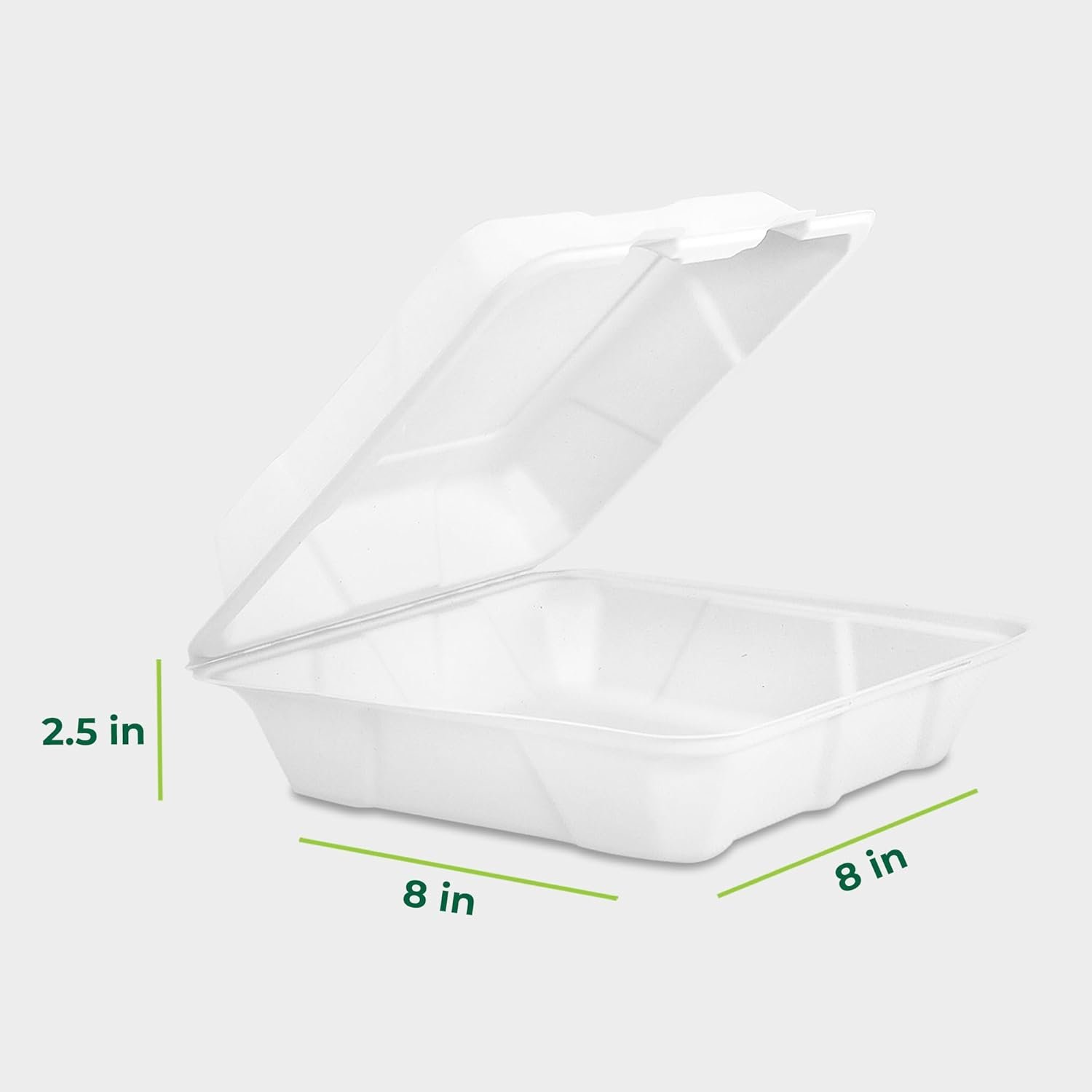 Produttore di Contenitori per Alimenti a Guscio Compostabili 8x8