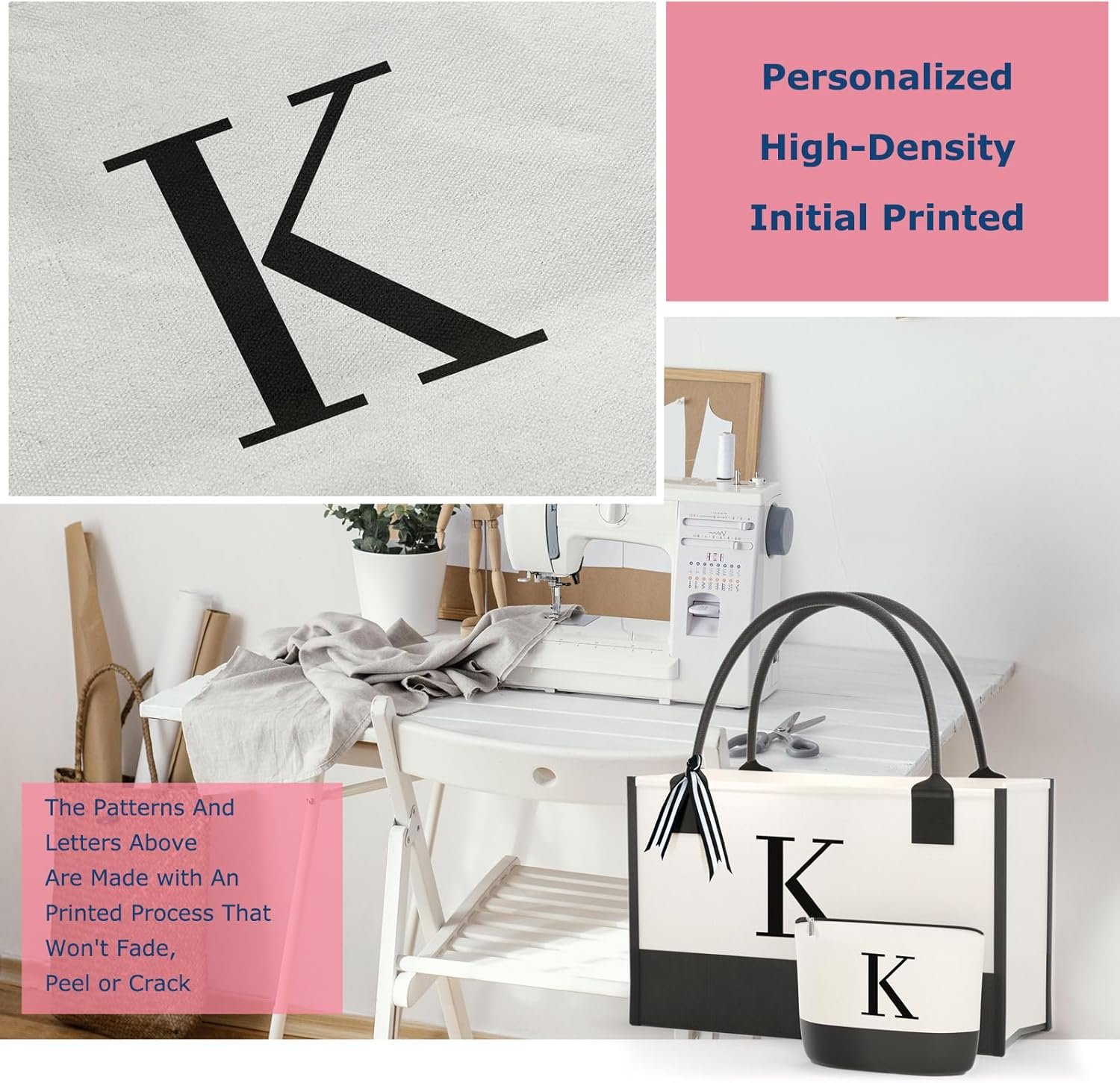 Produttore di Borse Tote in Tela con Logo Personalizzato e Tasche con Zip Marchio Bianco Regalo Ideale per Mamma Insegnante Sorella Produttore di Borse Tote in Tela con Logo Personalizzato e Tasche con Zip Marchio Bianco Regalo Ideale per Mamma Insegnante Sorella