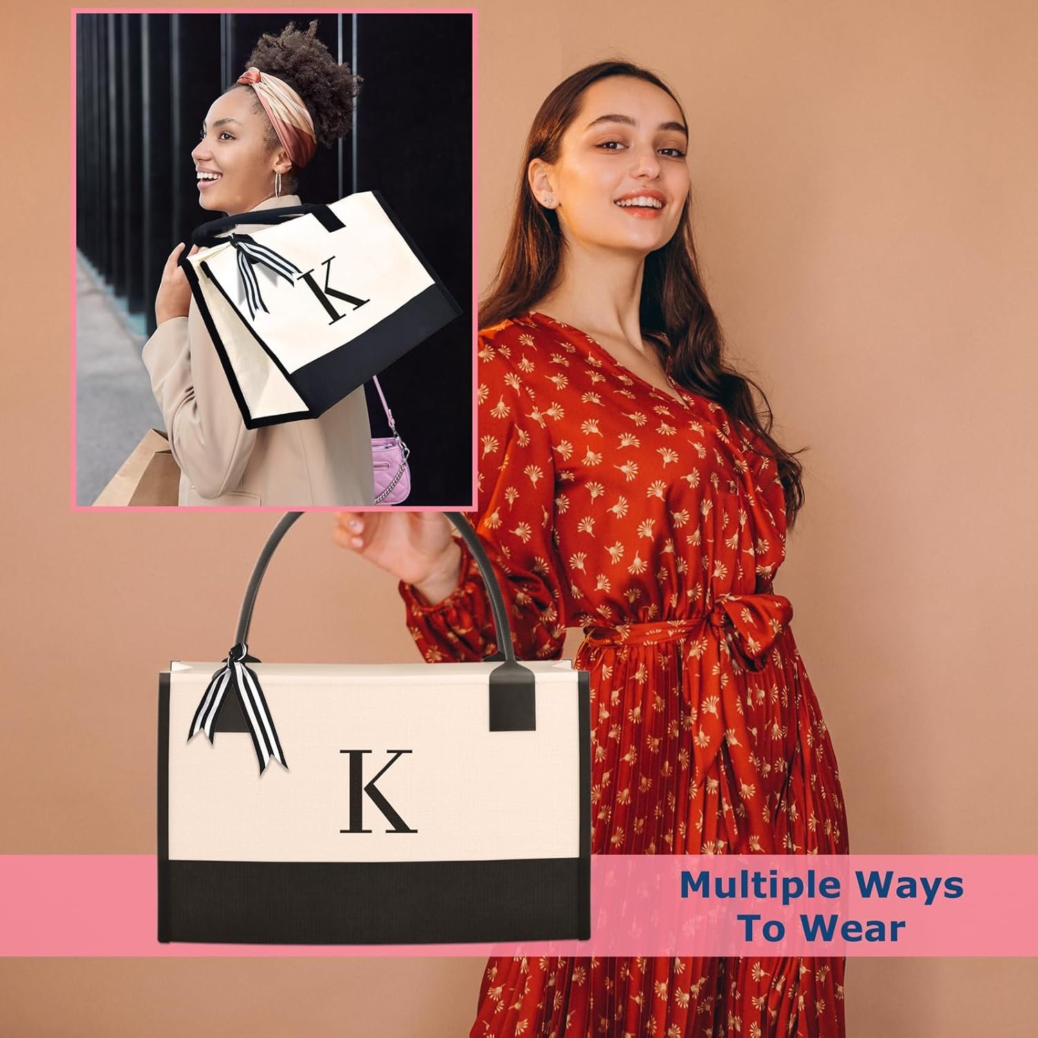 Produttore di Borse Tote in Tela con Logo Personalizzato e Tasche con Zip Marchio Bianco Regalo Ideale per Mamma Insegnante Sorella Produttore di Borse Tote in Tela con Logo Personalizzato e Tasche con Zip Marchio Bianco Regalo Ideale per Mamma Insegnante Sorella