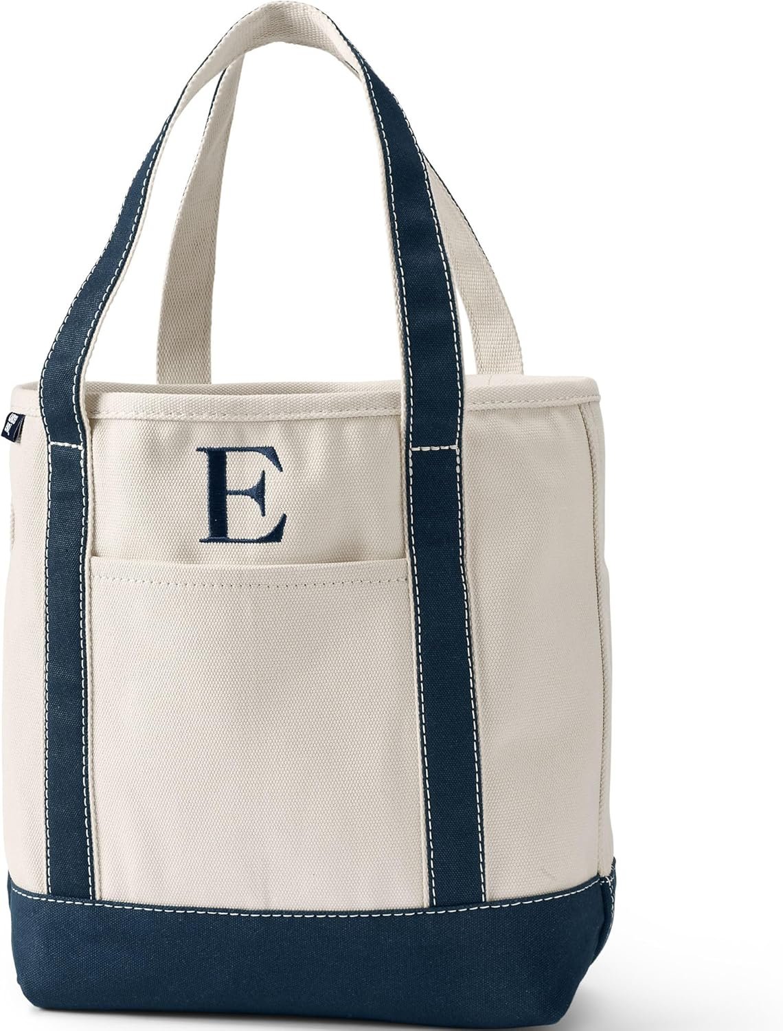 Marchio Bianco Borsa Tote Canvas con Lettera Monogrammata Logo Personalizzato Fornitore