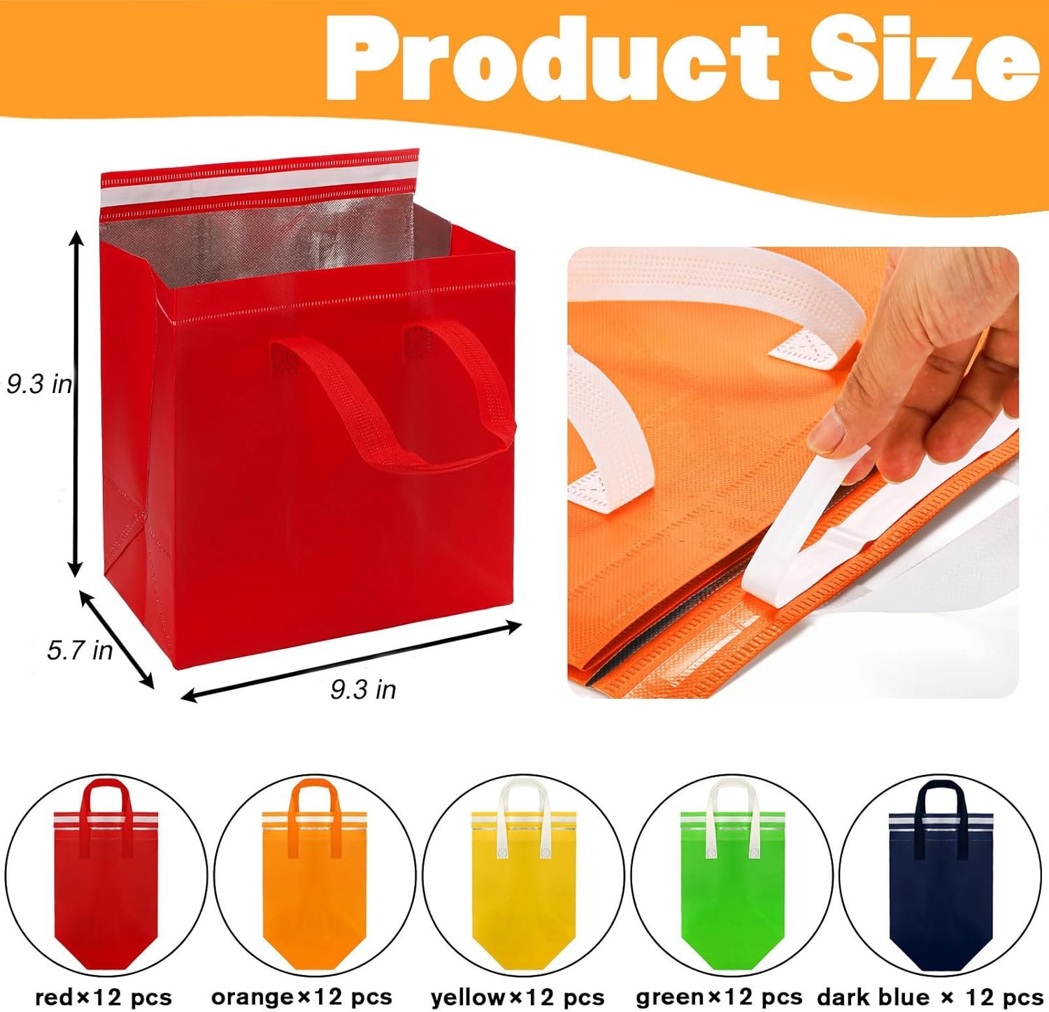 Produttore di Borse Termiche Isolate per Asporto con Logo Personalizzato Set da 60 Piccole per Cibi Caldo/Freddo/Surgelati Delivery Marchio Bianco 23,6x14,5x23,6 cm Produttore di Borse Termiche Isolate per Asporto con Logo Personalizzato Set da 60 Piccole per Cibi Caldo/Freddo/Surgelati Delivery Marchio Bianco 23,6x14,5x23,6 cm