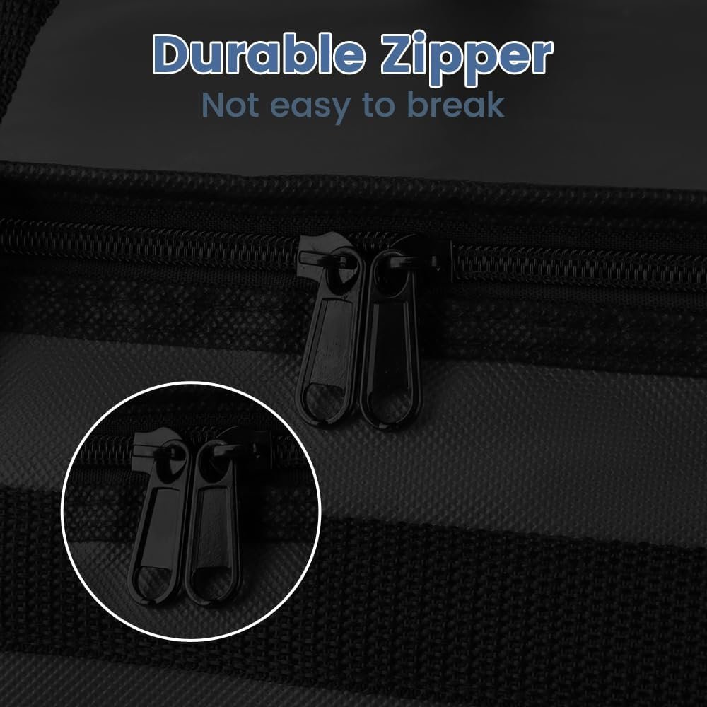 Logo Personalizzato Borsa Termica Isolante per Consegne Cibo e Portabevande con Fondo Rigido XXX-Large Borse Pizza Delivery Commerciale Marchio Bianco Catering Grocery Trasporto Surgelati Mantiene Freddo Caldo Produttore