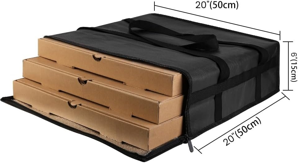 Logo Personalizzato Borse Termiche Isolate per Consegne Pizza e Porta Bevande Plastica Portatile 20