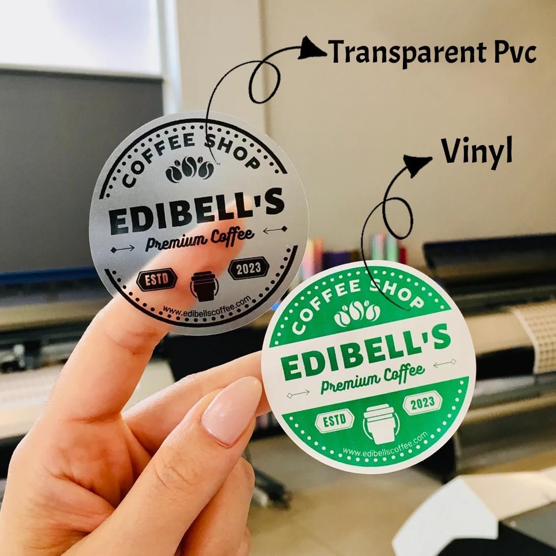 Dalla Fabbrica Bicchieri Plastica Trasparente Monouso con Logo Personalizzato 100-300 pz Adesivi Coperchi Piatti per Feste Matrimoni Caffè Ghiacciato Milkshake Smoothie Bevande Fredde Marchio Bianco (12oz)