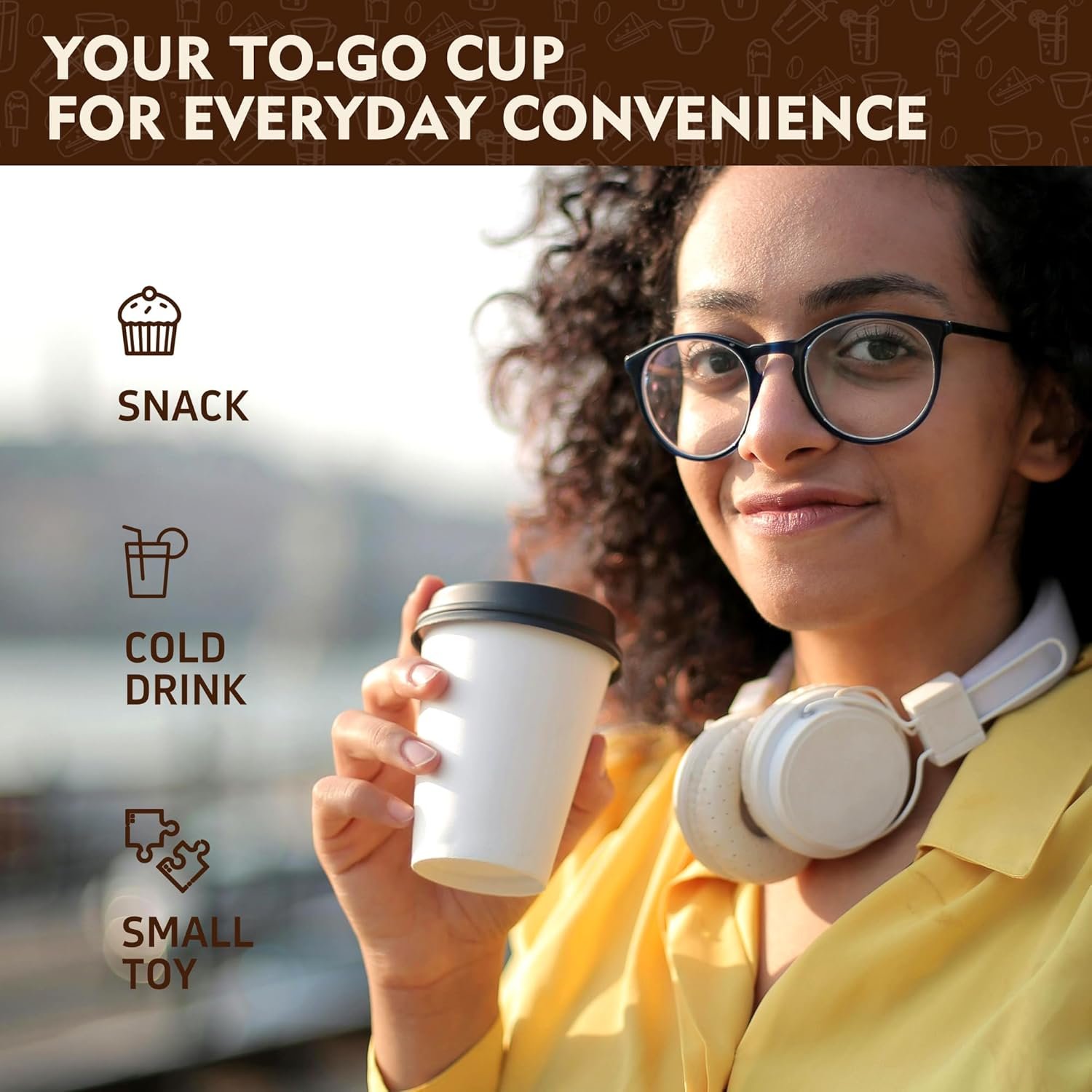 Marchio Bianco Confezione 100 Tazze Caffè Monouso 16 oz con Coperchi Logo Personalizzato Carta Termoresistente Anti-Fuoruscite per Bevande Calde Fredde Fornitore