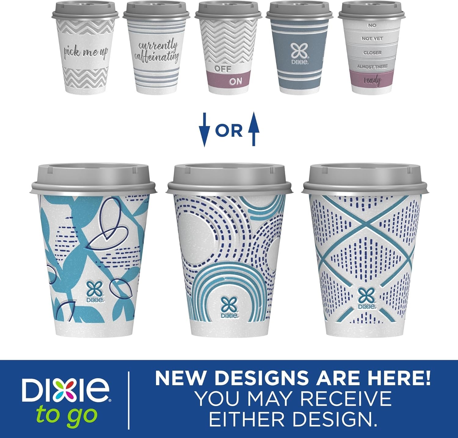 Marchio Bianco Tazze di Carta per Caffè con Coperchi 12 oz 156 Pezzi (6 Confezioni da 26), Logo Personalizzato Monouso Isolate per Bevande Calde o Fredde dal Fornitore