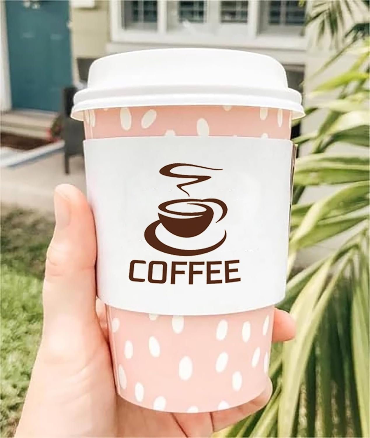 Marchio Bianco Manicotti Bianchi per Tazze Caffè in Carta Personalizzati con Logo per Eventi Festa Matrimonio Baby Shower Anniversario Fidanzamento dal Fornitore 20/30/50/100 pezzi Marchio Bianco Manicotti Bianchi per Tazze Caffè in Carta Personalizzati con Logo per Eventi Festa Matrimonio Baby Shower Anniversario Fidanzamento dal Fornitore 20/30/50/100 pezzi