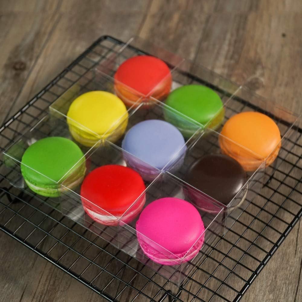 Produttore Scatole Trasparenti 50 pz Monoporzione 2.17 x 2.17 x 1.38 pollici per Biscotti Ore Ricoperti Cioccolato Stile Macaron con Logo Personalizzato Bomboniere Matrimonio Baby Shower Caramelle Cioccolato Donut Marchio Bianco Produttore Scatole Trasparenti 50 pz Monoporzione 2.17 x 2.17 x 1.38 pollici per Biscotti Ore Ricoperti Cioccolato Stile Macaron con Logo Personalizzato Bomboniere Matrimonio Baby Shower Caramelle Cioccolato Donut Marchio Bianco