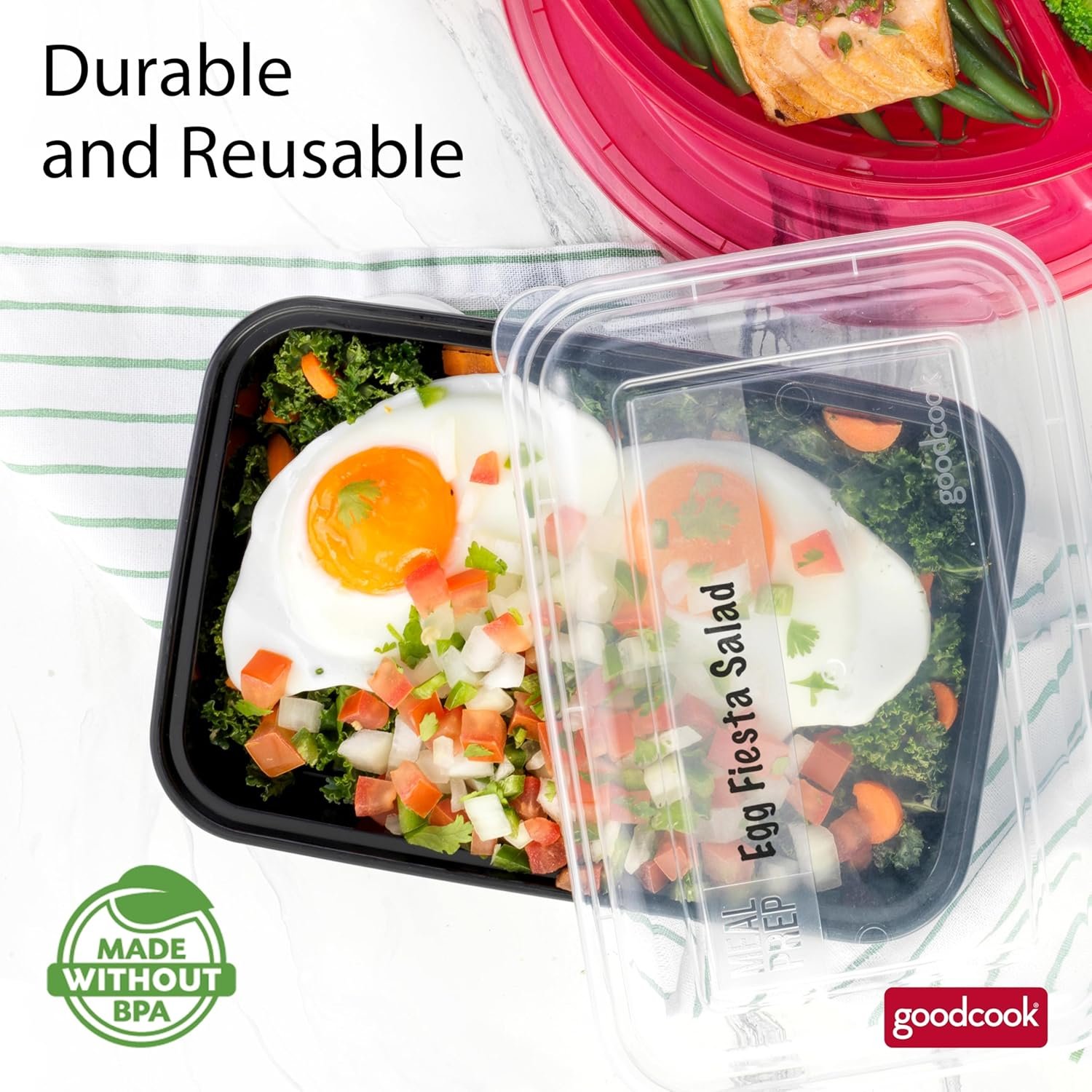 Marchio Bianco Contenitori Meal Prep Singolo con Logo Personalizzato dal Fornitore