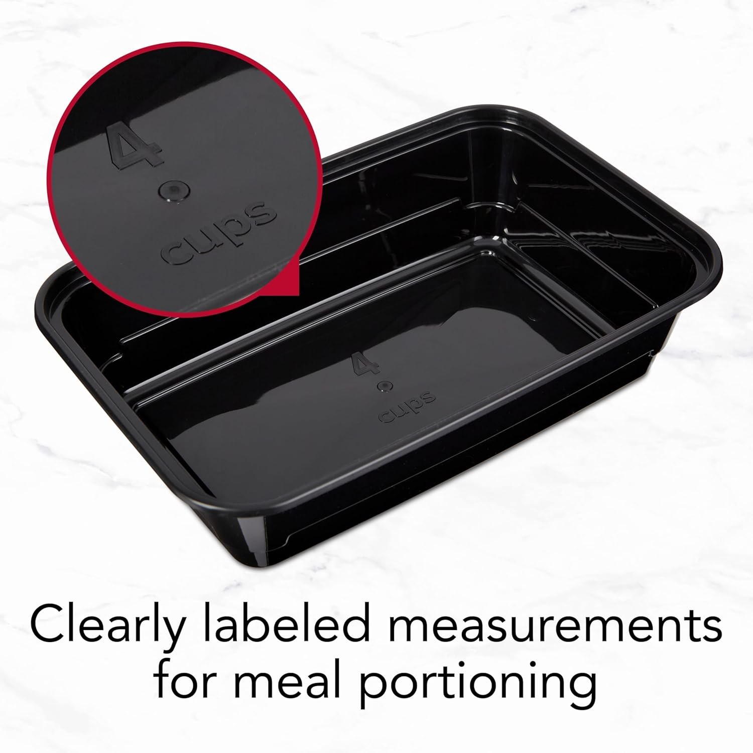 Marchio Bianco Contenitori Meal Prep Singolo con Logo Personalizzato dal Fornitore