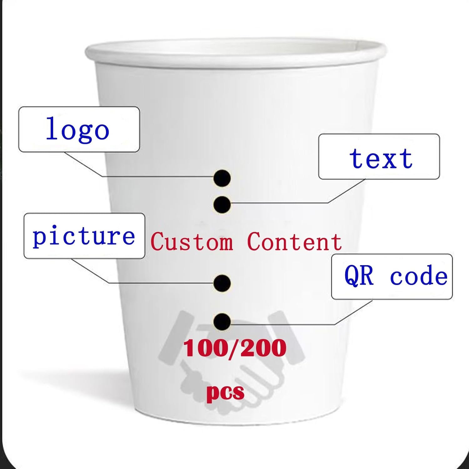 Produttore Tazze Caffè Carta Monouso Marchio Bianco 100 pz 7/9/10/12 oz con Logo Personalizzato Foto Testo per Ufficio Feste Natalizie Matrimoni Produttore Tazze Caffè Carta Monouso Marchio Bianco 100 pz 7/9/10/12 oz con Logo Personalizzato Foto Testo per Ufficio Feste Natalizie Matrimoni