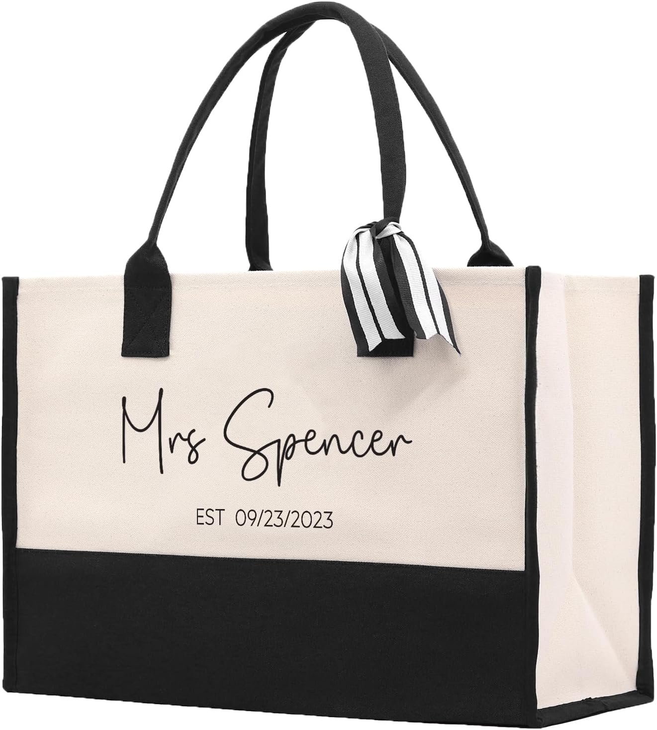 Fornitore Borsa Tote Sposa con Logo Personalizzato Regalo Matrimonio Marchio Bianco