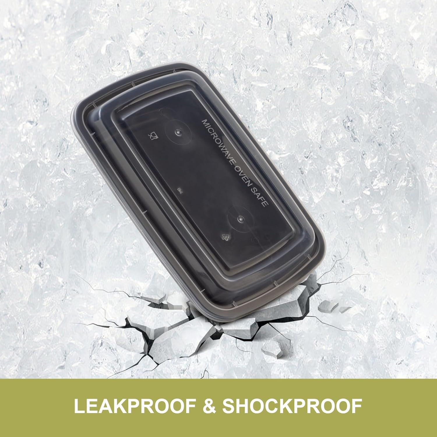 Logo Personalizzato - Confezione da 15 Contenitori Meal Prep 32oz Marchio Bianco in Plastica Riutilizzabili Ermetici con Coperchi Senza BPA per Microonde/Lavastoviglie/Congelatore dal Produttore