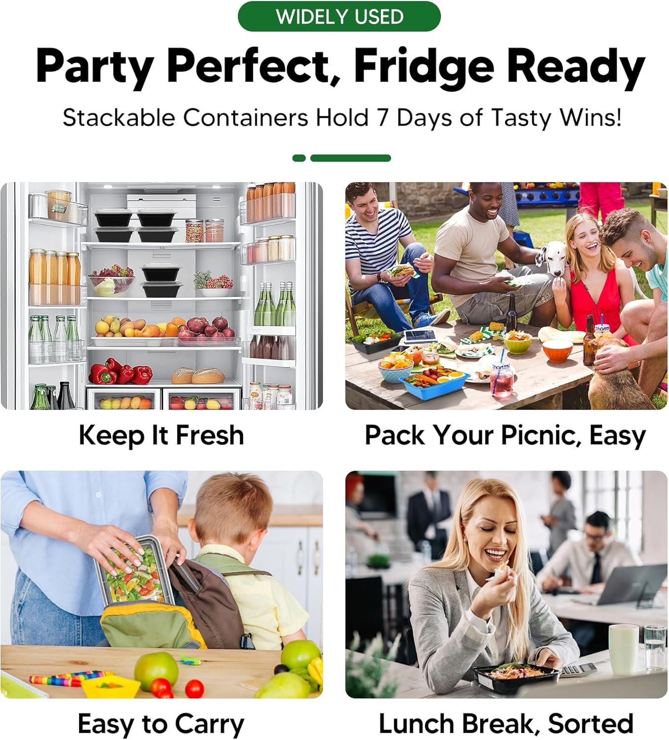 Produttore Contenitori Meal Prep con Logo Personalizzato Confezione da 50 38oz con Coperchi Senza BPA Riutilizzabili a Tenuta Stagna Adatti Microonde Lavastoviglie Congelatore Marchio Bianco Nero Produttore Contenitori Meal Prep con Logo Personalizzato Confezione da 50 38oz con Coperchi Senza BPA Riutilizzabili a Tenuta Stagna Adatti Microonde Lavastoviglie Congelatore Marchio Bianco Nero