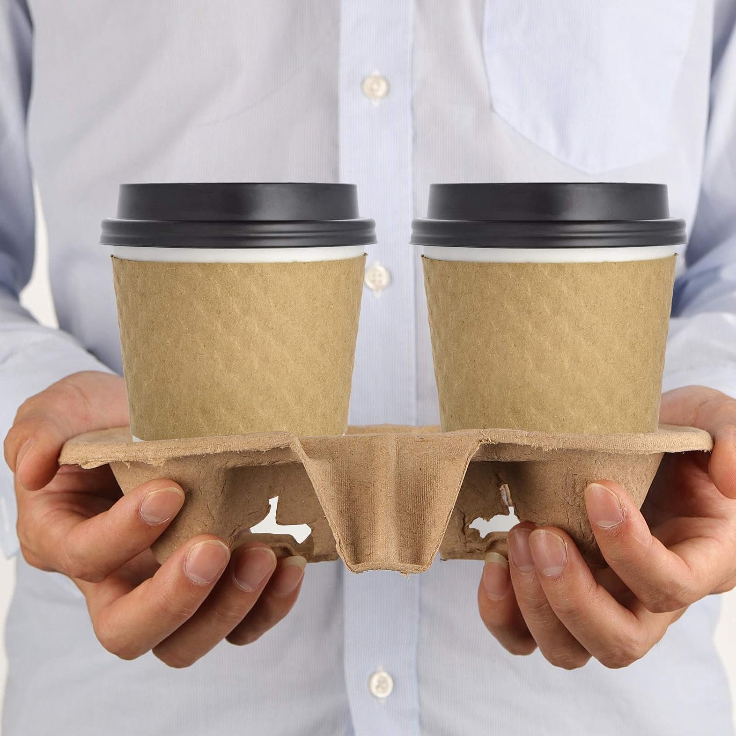 Logo Personalizzato Portabevande in Polpa di Cellulosa per 2 Tazze Confezione da 100 Marchio Bianco Vassoio Monouso per Bevande Calde o Fredde per Caffetterie Negozi Asporto Ristoranti Supermercati Bar Succos Fornitore Diretto Logo Personalizzato Portabevande in Polpa di Cellulosa per 2 Tazze Confezione da 100 Marchio Bianco Vassoio Monouso per Bevande Calde o Fredde per Caffetterie Negozi Asporto Ristoranti Supermercati Bar Succos Fornitore Diretto