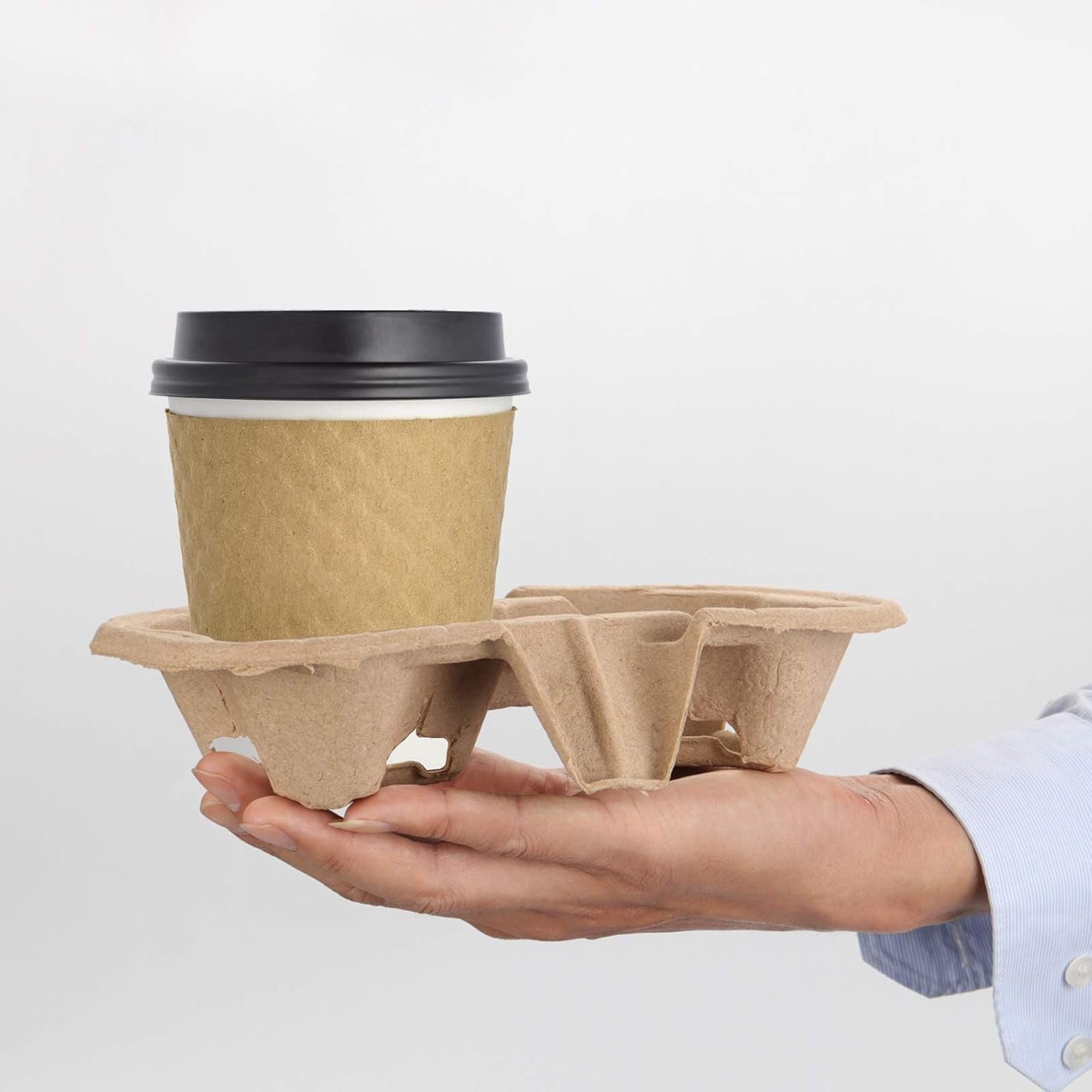 Logo Personalizzato Portabevande in Polpa di Cellulosa per 2 Tazze Confezione da 100 Marchio Bianco Vassoio Monouso per Bevande Calde o Fredde per Caffetterie Negozi Asporto Ristoranti Supermercati Bar Succos Fornitore Diretto Logo Personalizzato Portabevande in Polpa di Cellulosa per 2 Tazze Confezione da 100 Marchio Bianco Vassoio Monouso per Bevande Calde o Fredde per Caffetterie Negozi Asporto Ristoranti Supermercati Bar Succos Fornitore Diretto