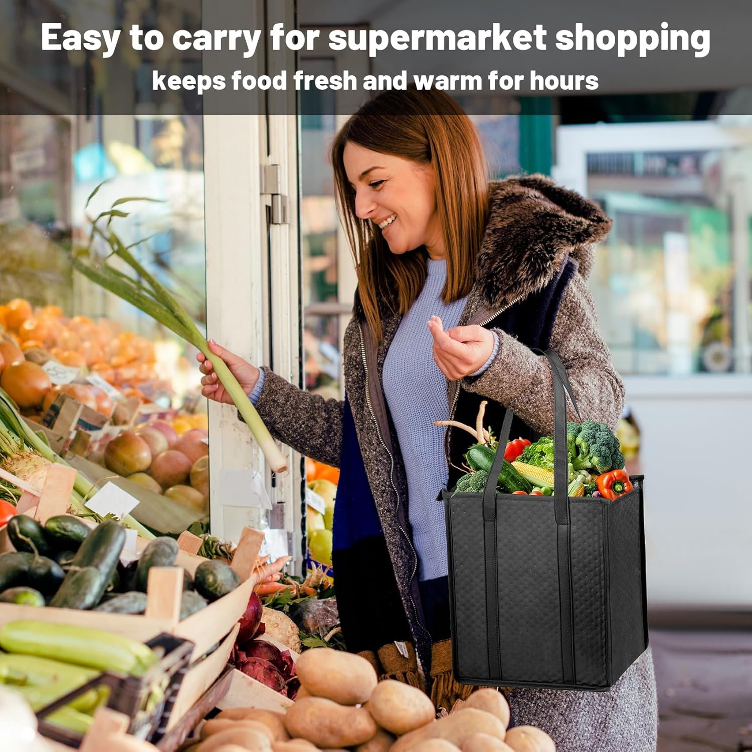 Logo Personalizzato Borse Termiche Isotermiche Chiusura Zip Alimenti Surgelati Spesa Viaggio Tote Frigo Marchio Bianco Produttore