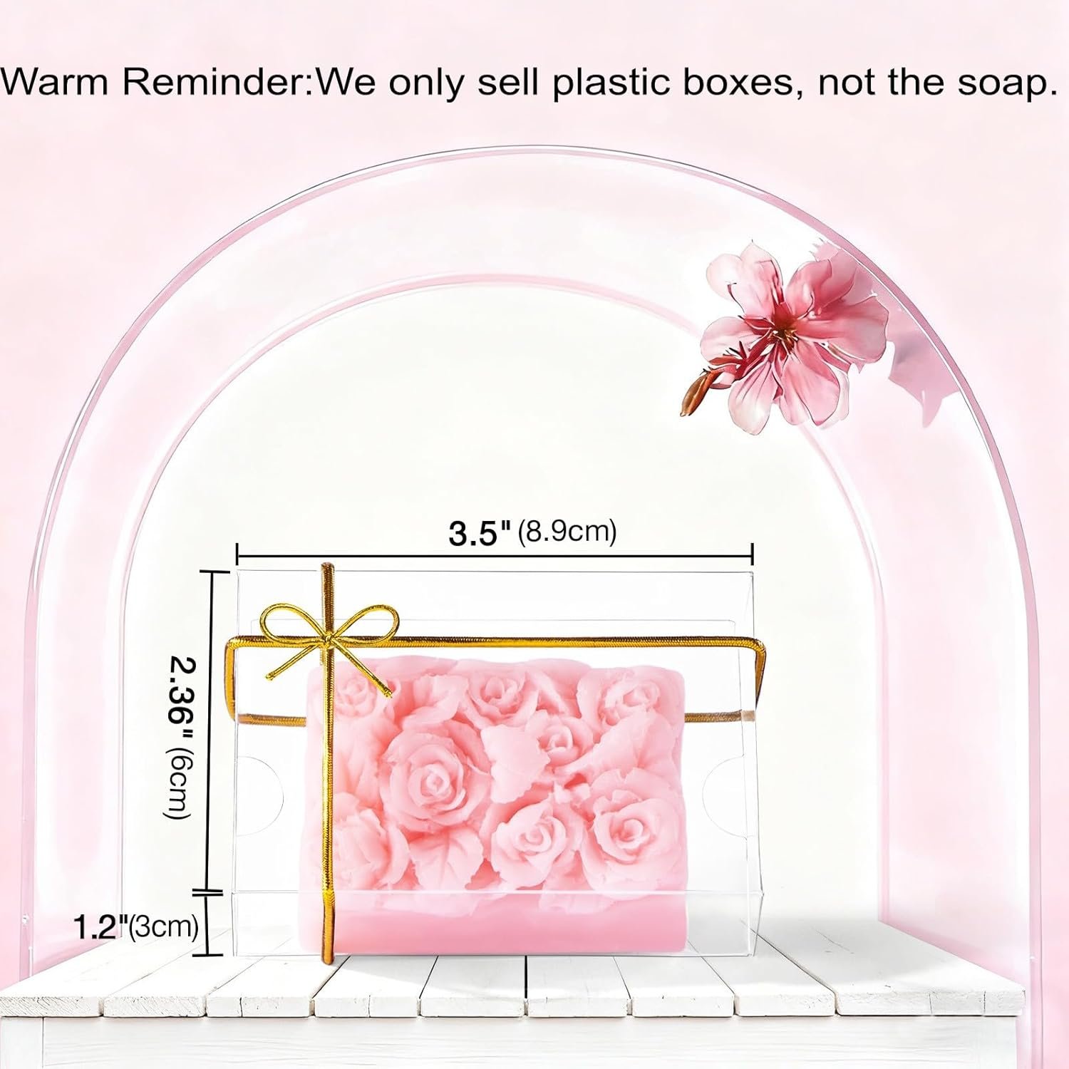 Produttore di Scatole in Plastica Trasparente con Logo Personalizzato 40 Pezzi 9x6x3 cm per Sapone Artigianale Macarons Biscotti Caramelle Marchio Bianco Regali Matrimonio Compleanno