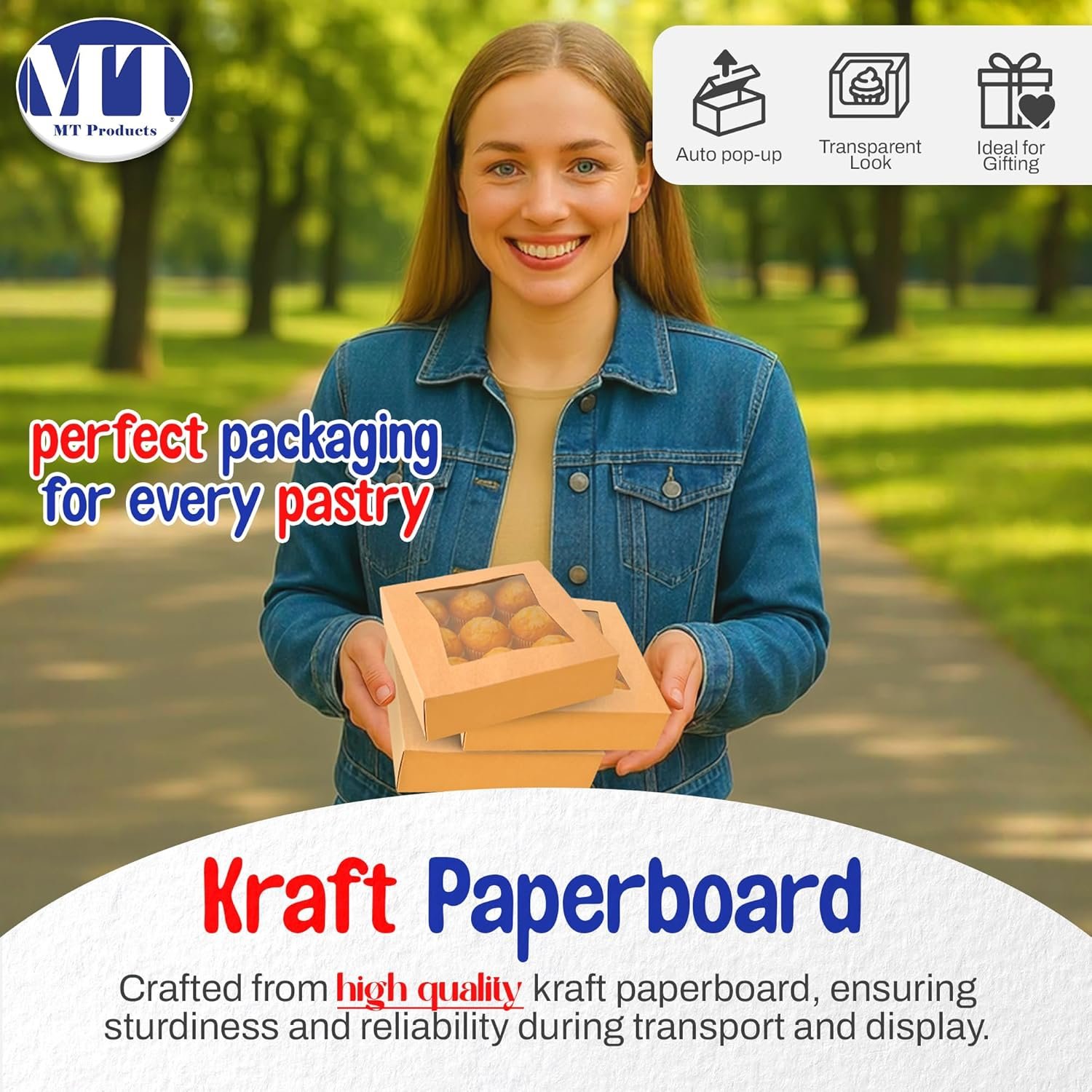 Logo Personalizzato Scatole per Biscotti Kraft 8