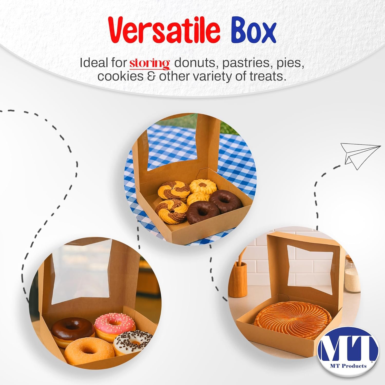 Logo Personalizzato Scatole per Biscotti Kraft 8