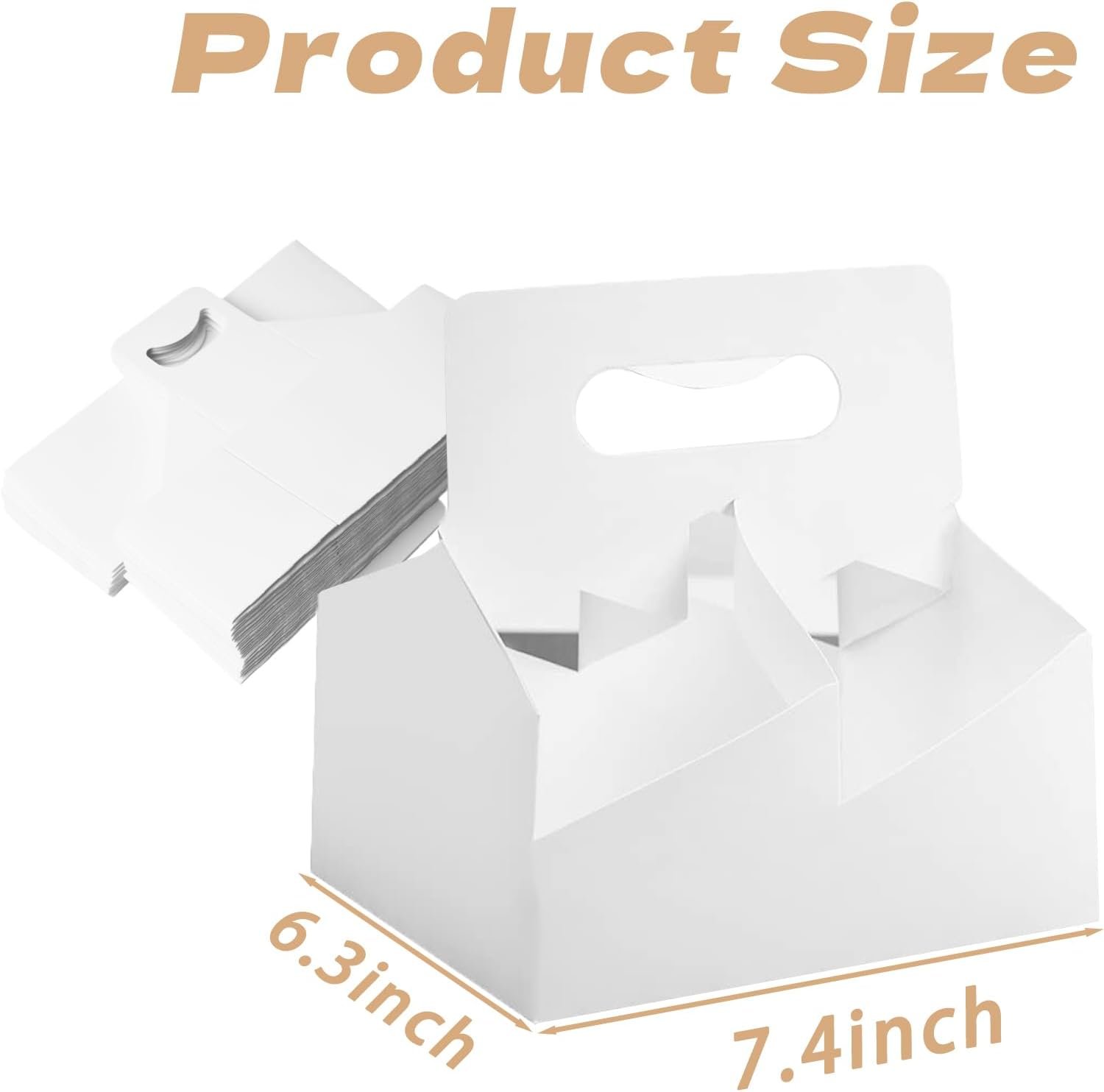Logo Personalizzato Portabevande 4 Tazze con Maniglia Marchio Bianco 15 Pezzi per Ristorazione 12-32oz Produttore Logo Personalizzato Portabevande 4 Tazze con Maniglia Marchio Bianco 15 Pezzi per Ristorazione 12-32oz Produttore