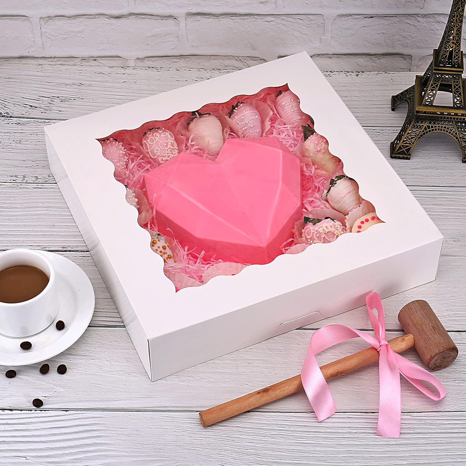 Marchio Bianco Scatole per Torte 20 Pezzi 12