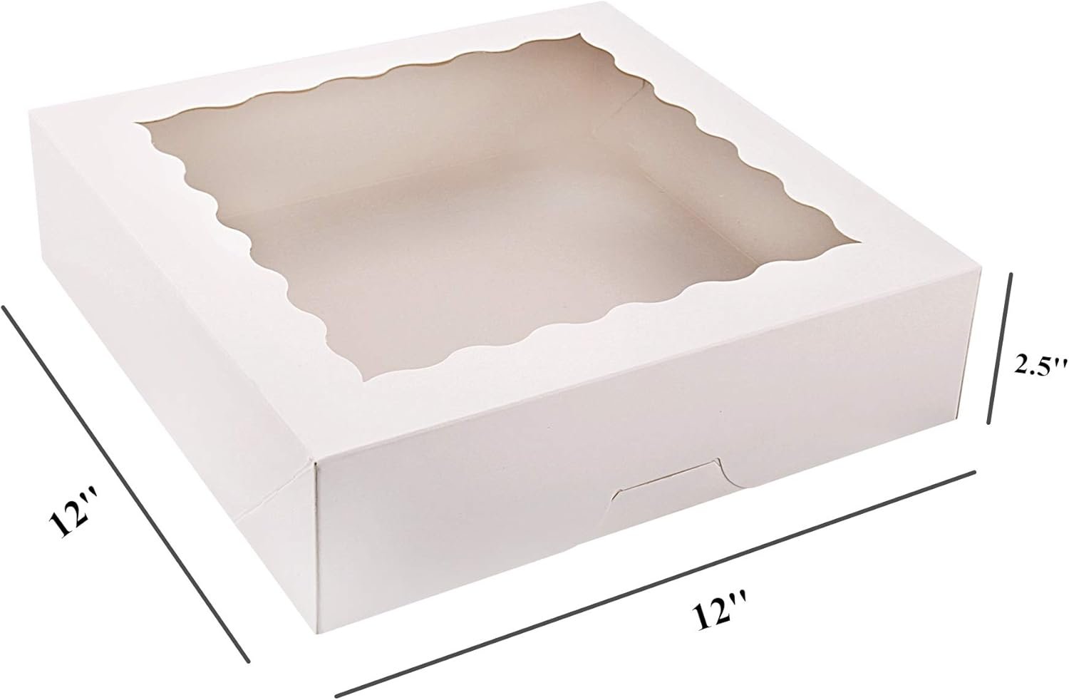 Marchio Bianco Scatole per Torte 20 Pezzi 12