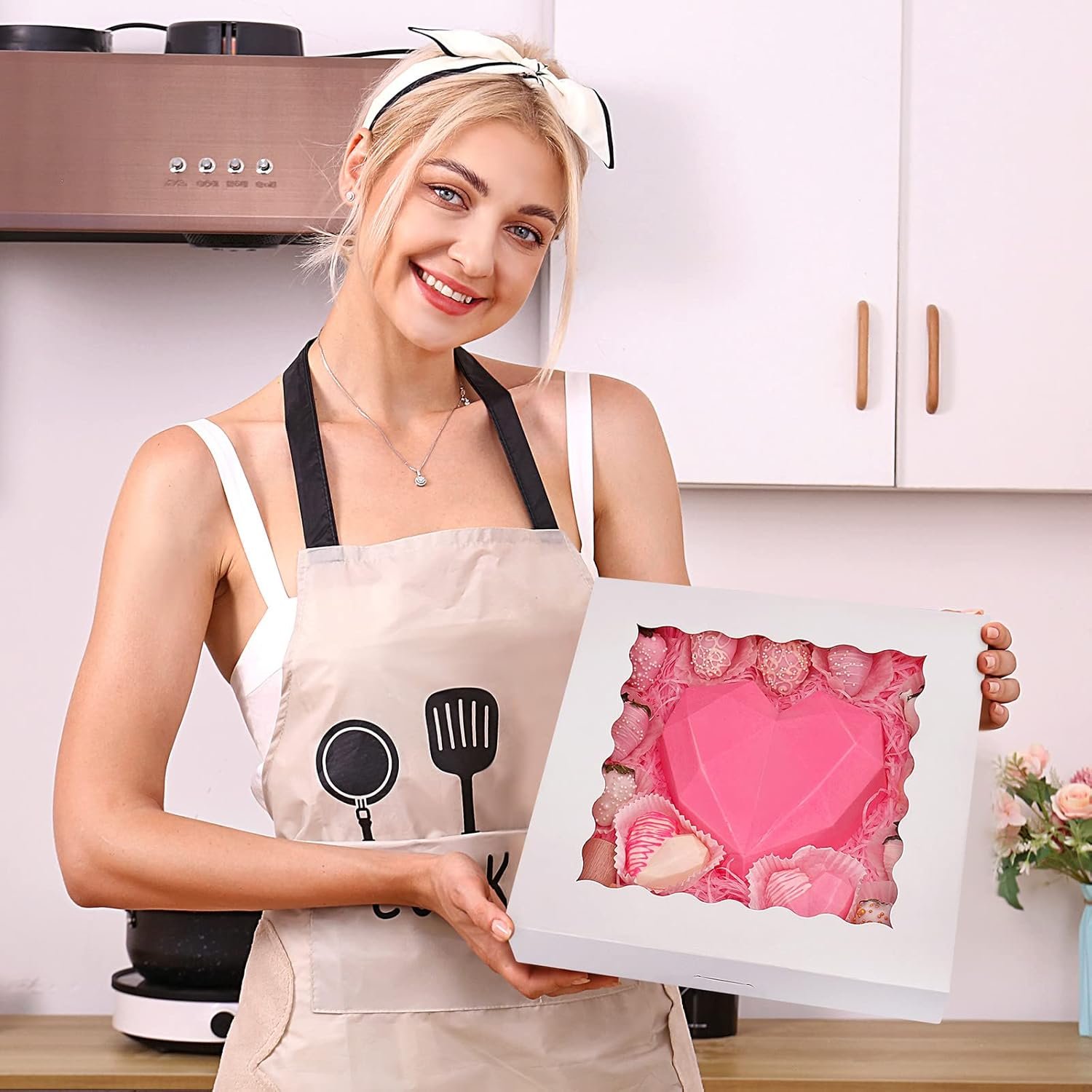 Marchio Bianco Scatole per Torte 20 Pezzi 12
