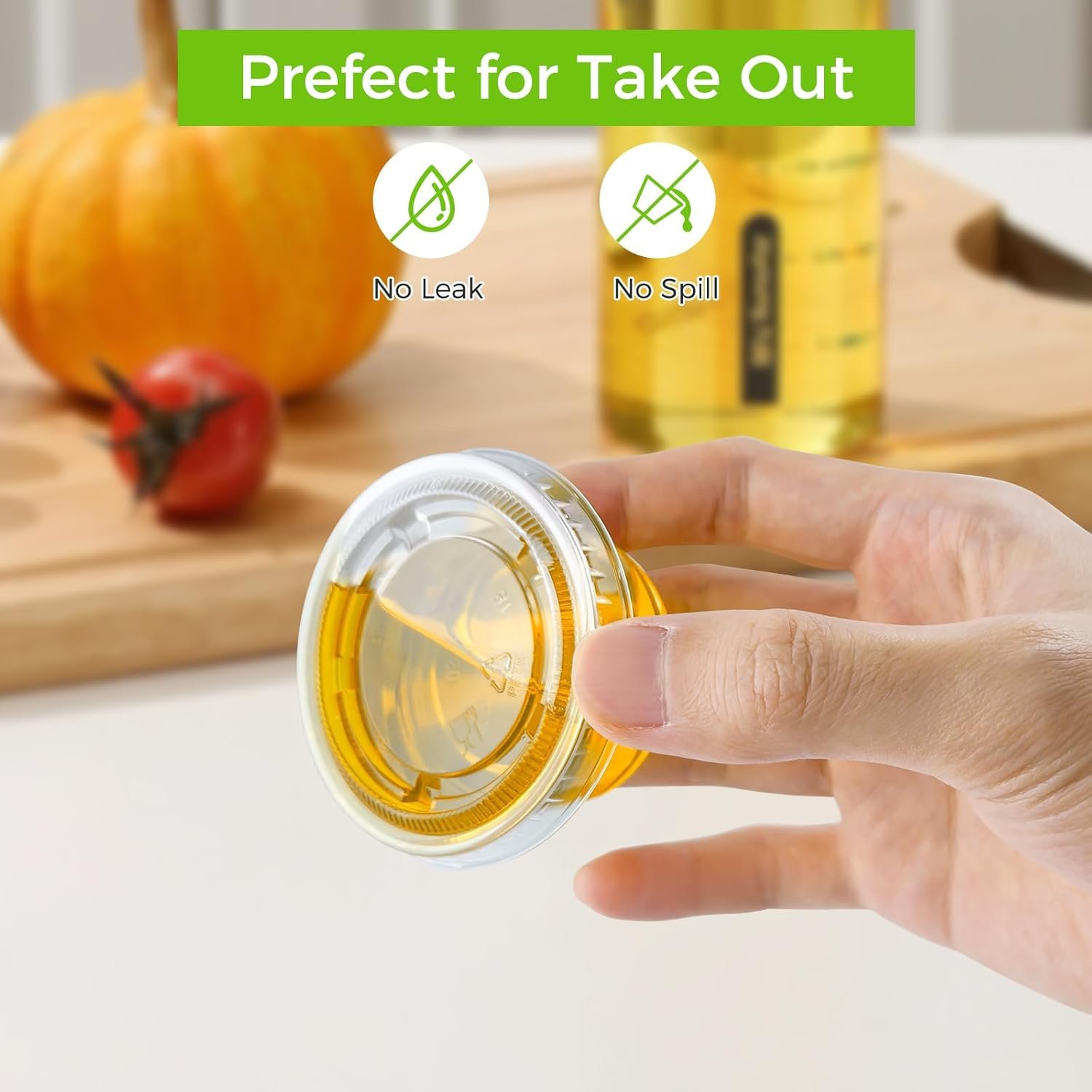 Logo Personalizzato Set da 360 Coppette Jello Shot 2 oz con Coperchi Resistenti Sicure Alimenti Plastica Monouso per Porzioni Condimenti Salse Dipping Marchio Bianco Fornitore