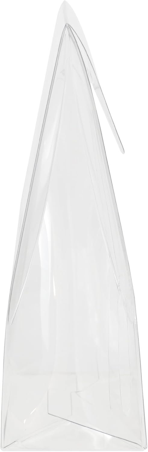 Logo Personalizzato confezione da 12 scatole bomboniere trasparenti in plastica 4 x 2 x 6 pollici marchio bianco per nozze baby shower cioccolato biscotti caramelle dolcetti dal fornitore