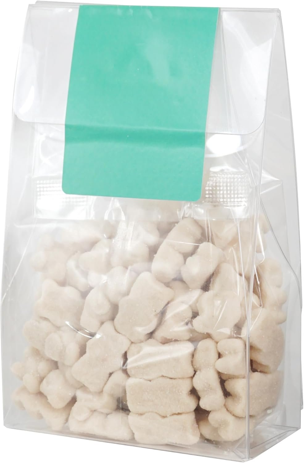 Logo Personalizzato confezione da 12 scatole bomboniere trasparenti in plastica 4 x 2 x 6 pollici marchio bianco per nozze baby shower cioccolato biscotti caramelle dolcetti dal fornitore