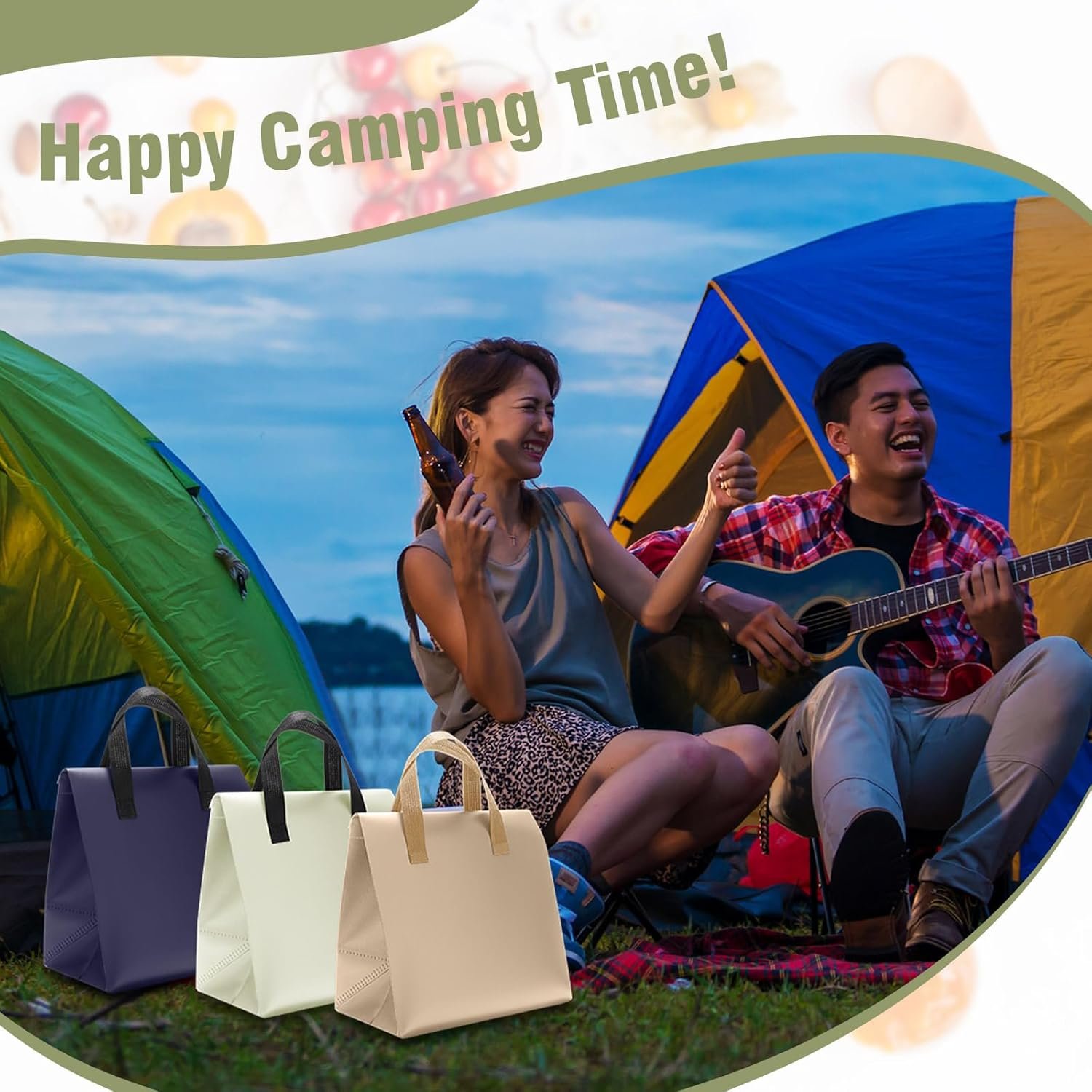 Fabbrica Diretta Borse Termiche Isolate per Asporto con Logo Personalizzato 100 Pz 9.5 x 6 x 9.5 pollici Isolamento Termico Caffè Tè al Latte Cibi Caldi e Freddi Consegne Catering Ristoranti Supermercati Picnic Marchio Bianco