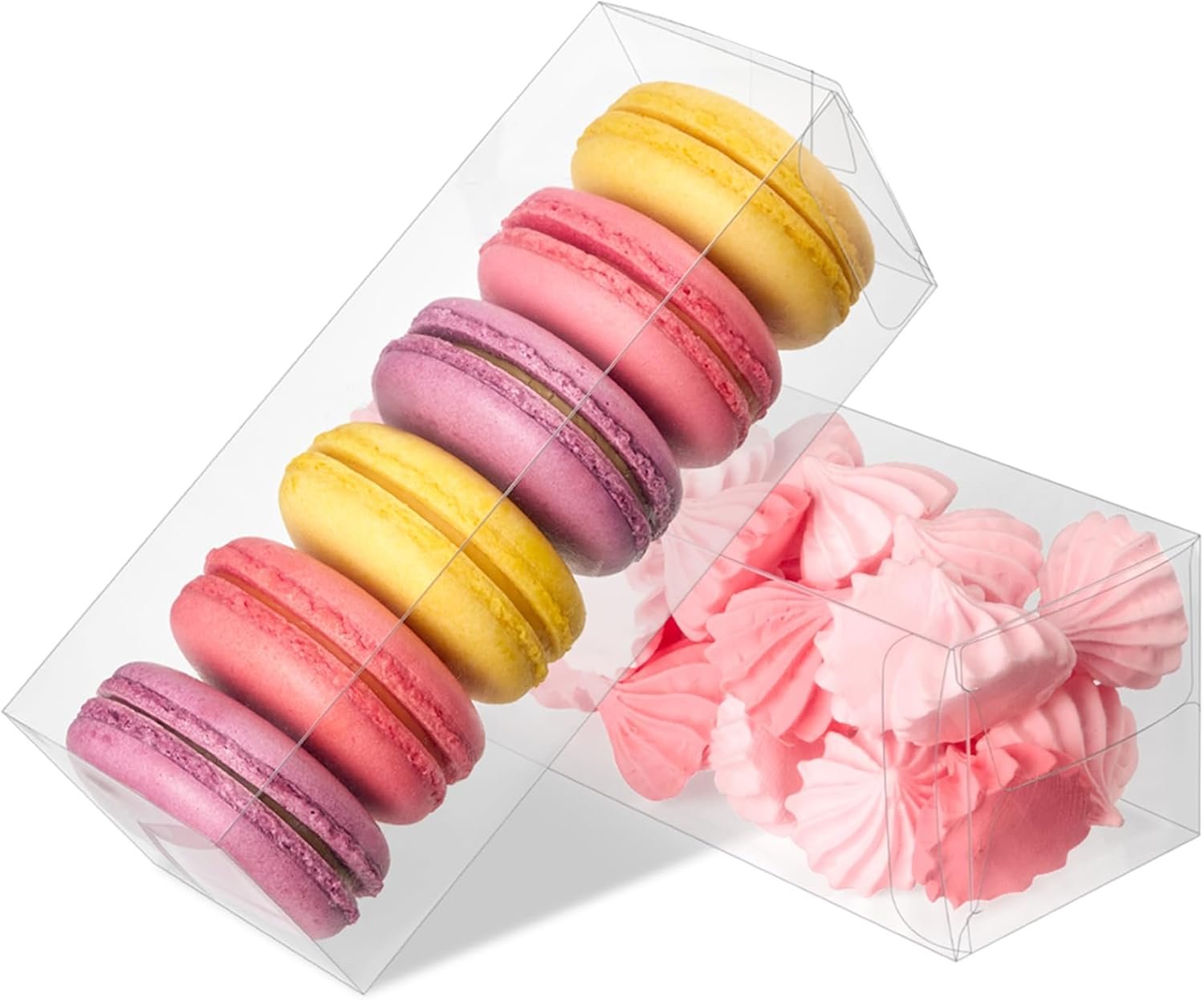 Marchio Bianco 30 Scatole Trasparenti per Confetti Macaron Dolci 2x2x6 Pollici Rettangolari Plastica per Matrimonio Baby Shower Compleanno Retail con Logo Personalizzato dal Produttore Marchio Bianco 30 Scatole Trasparenti per Confetti Macaron Dolci 2x2x6 Pollici Rettangolari Plastica per Matrimonio Baby Shower Compleanno Retail con Logo Personalizzato dal Produttore