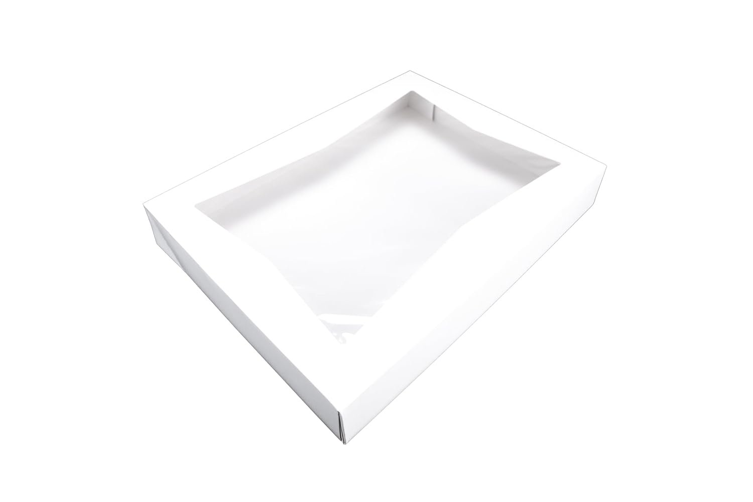 Marchio Bianco Scatole per Pasticceria con Finestra Bianca 16x12x2.5 pollici (100 pz) con Logo Personalizzato Pop-Up Monouso per Torte Biscotti e Ciambelle dal Fornitore
