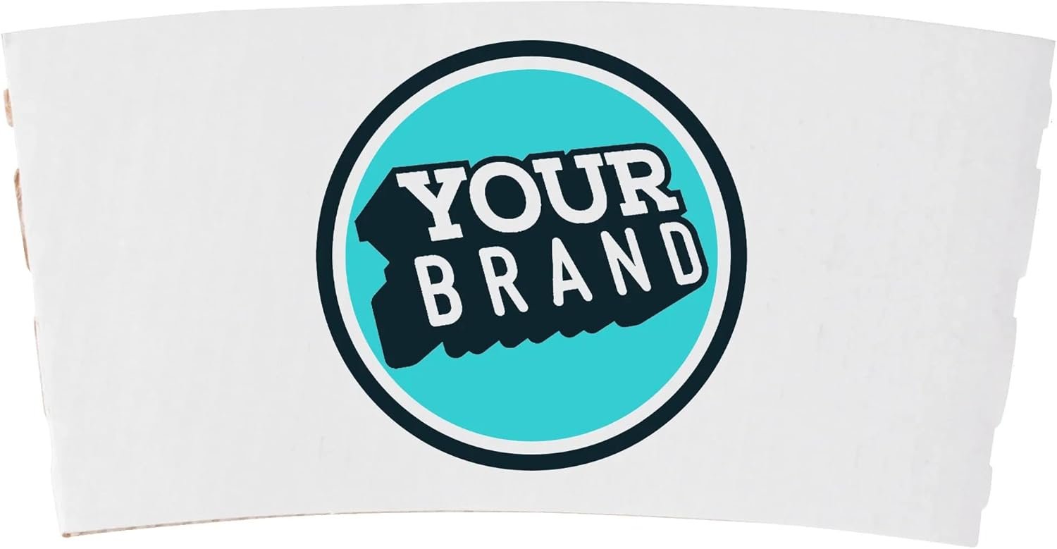 Produttore Manicotti Tazze Caffè Bianco Tradizionale 12-24 oz con Logo Personalizzato Marchio Bianco 1000 pz