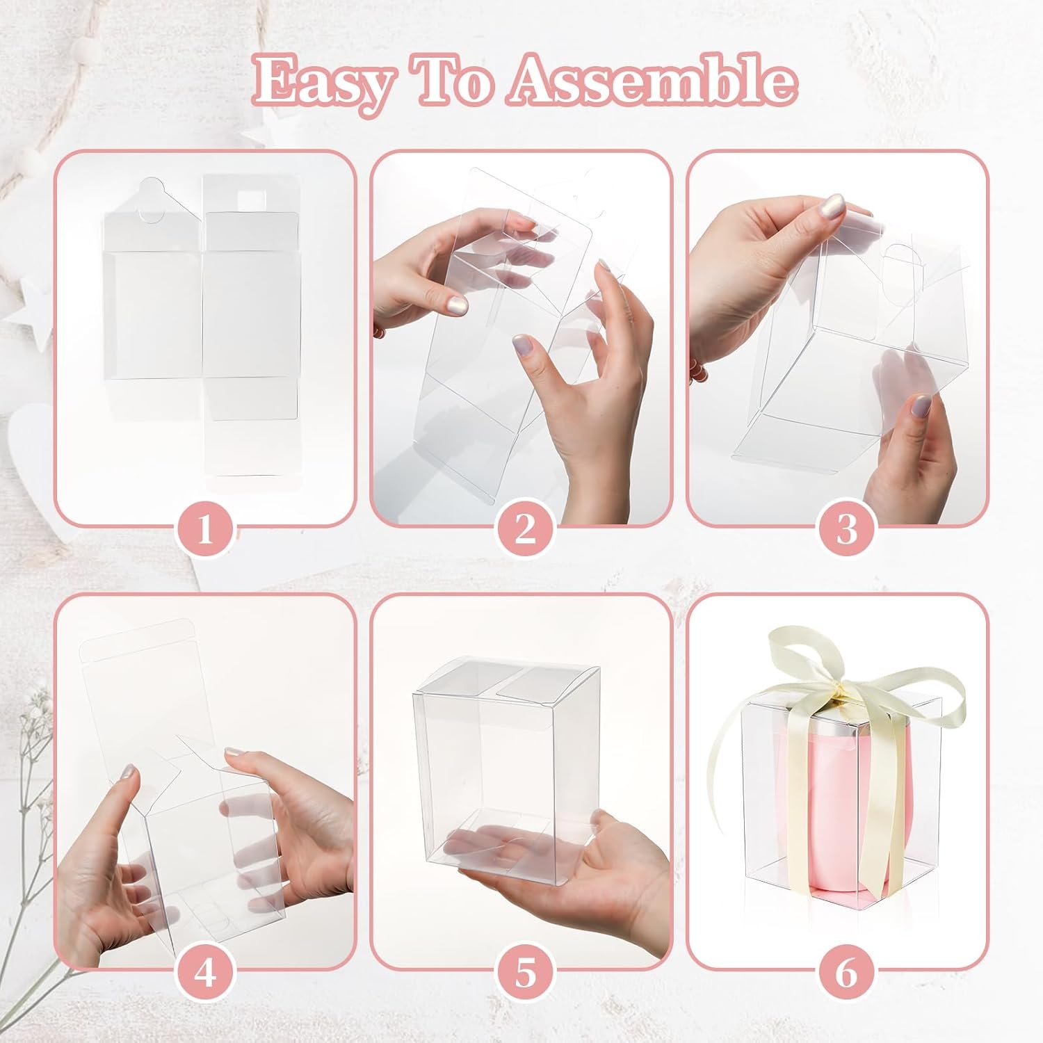 Marchio Bianco Scatole Regalo Bicchieri Vino Senza Gambo Confezione da 20 Finestra Trasparente Logo Personalizzato per 15oz Addio al Nubilato Matrimonio Fornitore