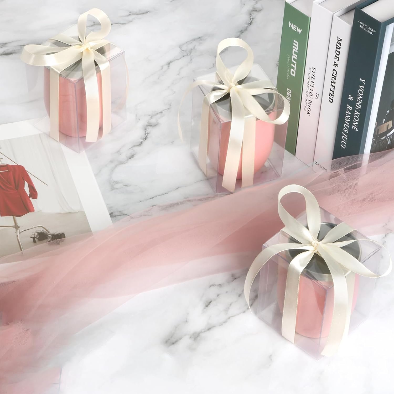 Marchio Bianco Scatole Regalo Bicchieri Vino Senza Gambo Confezione da 20 Finestra Trasparente Logo Personalizzato per 15oz Addio al Nubilato Matrimonio Fornitore