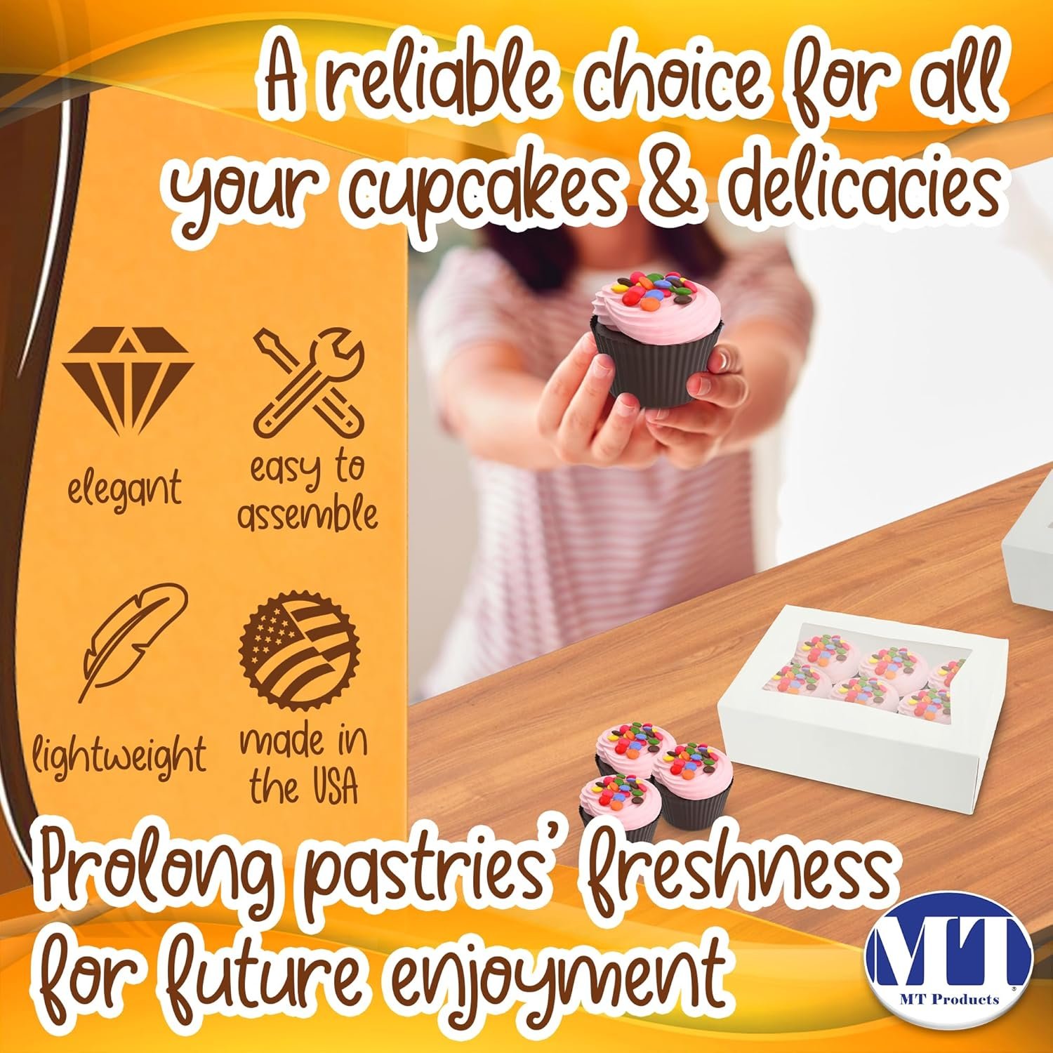 Logo Personalizzato Scatole per Cupcake 8