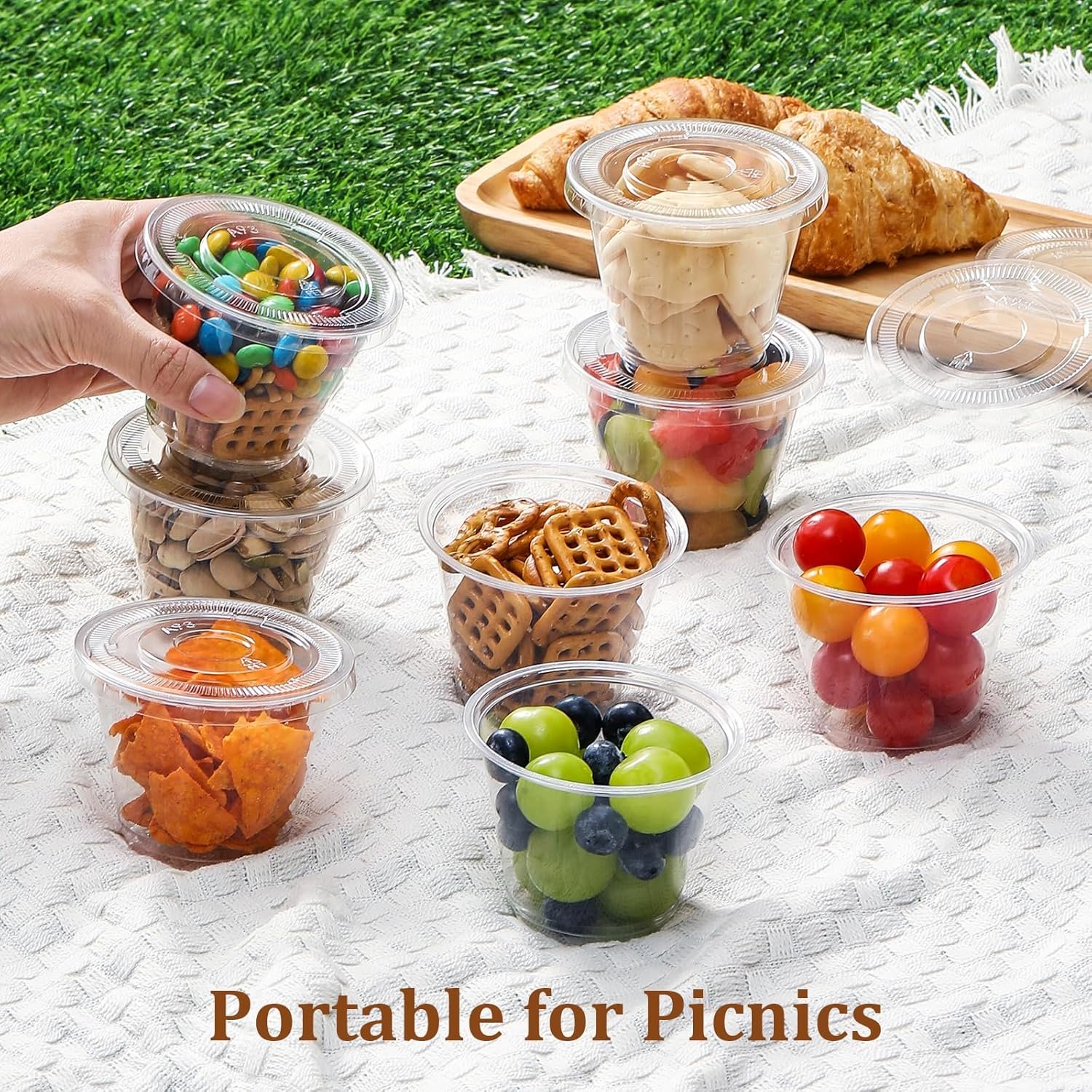 Fornitore Coppe in Plastica Trasparente con Logo Personalizzato 50 Set da 9 oz Coperchi Piani Senza Foro Monouso per Gelato Budino Torte Snack Smoothie Milkshake Bevande Fredde Marchio Bianco