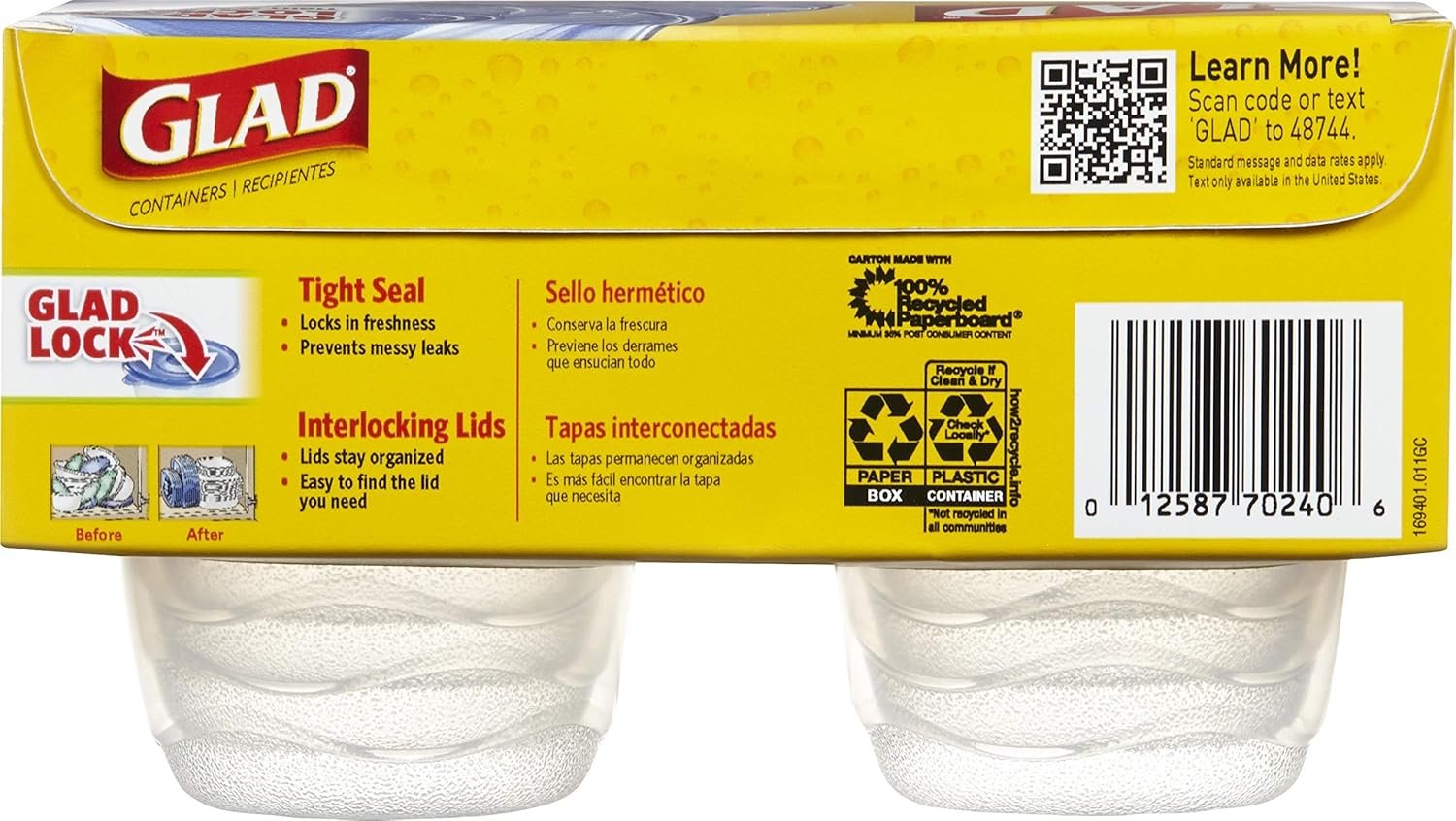 Logo Personalizzato Contenitori per Alimenti Marchio Bianco Rotondi Mini da 4 Once 8 Contenitori dal Produttore