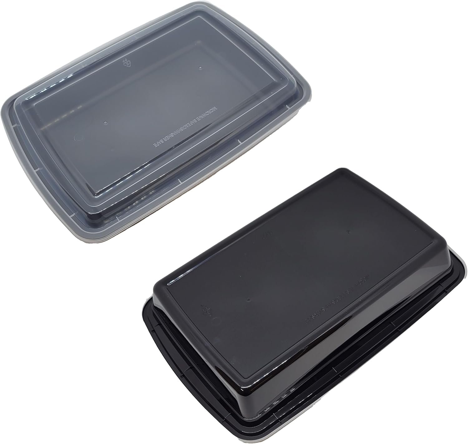 Produttore Contenitori Rettangolari Meal Prep 58oz con Coperchi Microondabili Plastica BPA Free Logo Personalizzato Marchio Bianco 50 Set