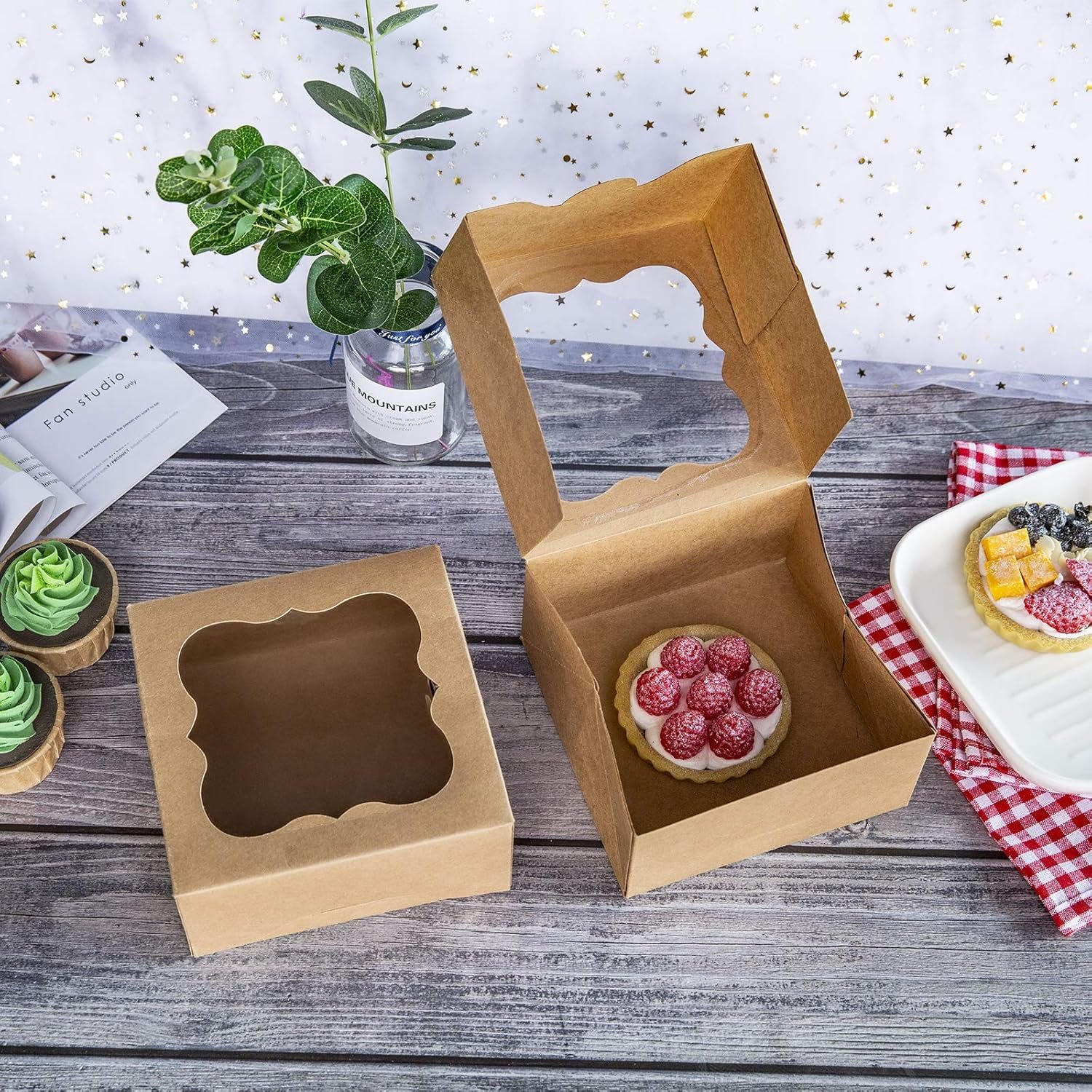 Fornitore Scatole da Pasticceria Marroni 6x6x3