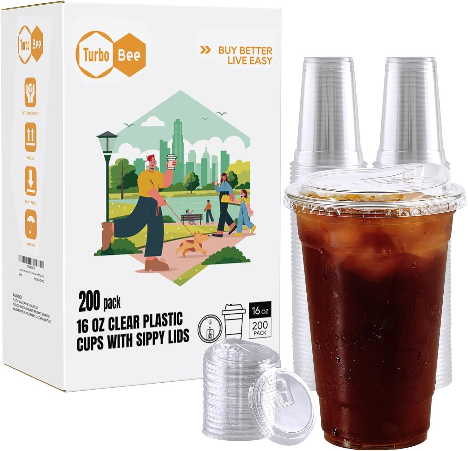 Fornitore di Bicchieri Plastica Trasparente Cristallina 16 OZ con Coperchi Sip Senza Cannuccia 200 Set Usa e Getta per Caffè Ghiacciato Smoothie Soda Limonata con Logo Personalizzato Marchio Bianco