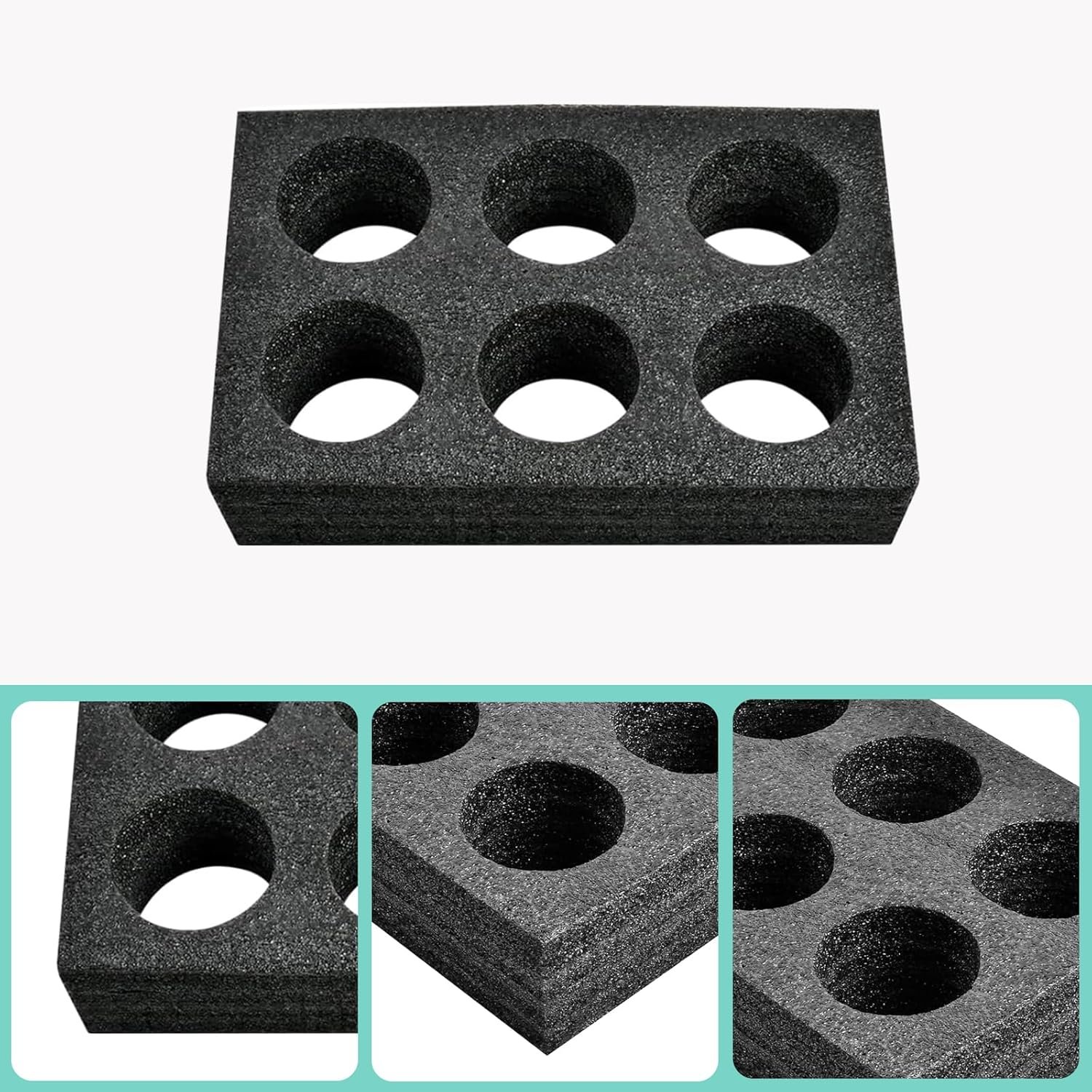 Logo Personalizzato Portabevande Asporto Schiuma 6 Bicchieri con Marchio Bianco 2 Pezzi 30 x 20 x 6.6 cm per Consegne Milk Tea Bevande Calde Fredde Fornitore
