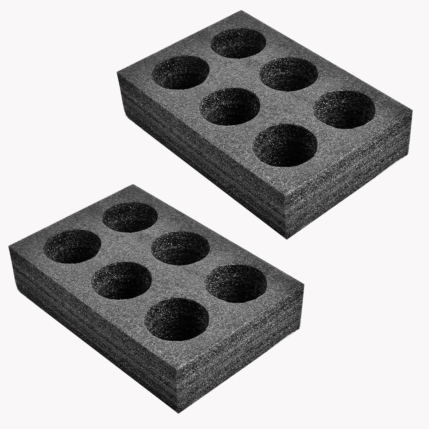 Logo Personalizzato Portabevande Asporto Schiuma 6 Bicchieri con Marchio Bianco 2 Pezzi 30 x 20 x 6.6 cm per Consegne Milk Tea Bevande Calde Fredde Fornitore
