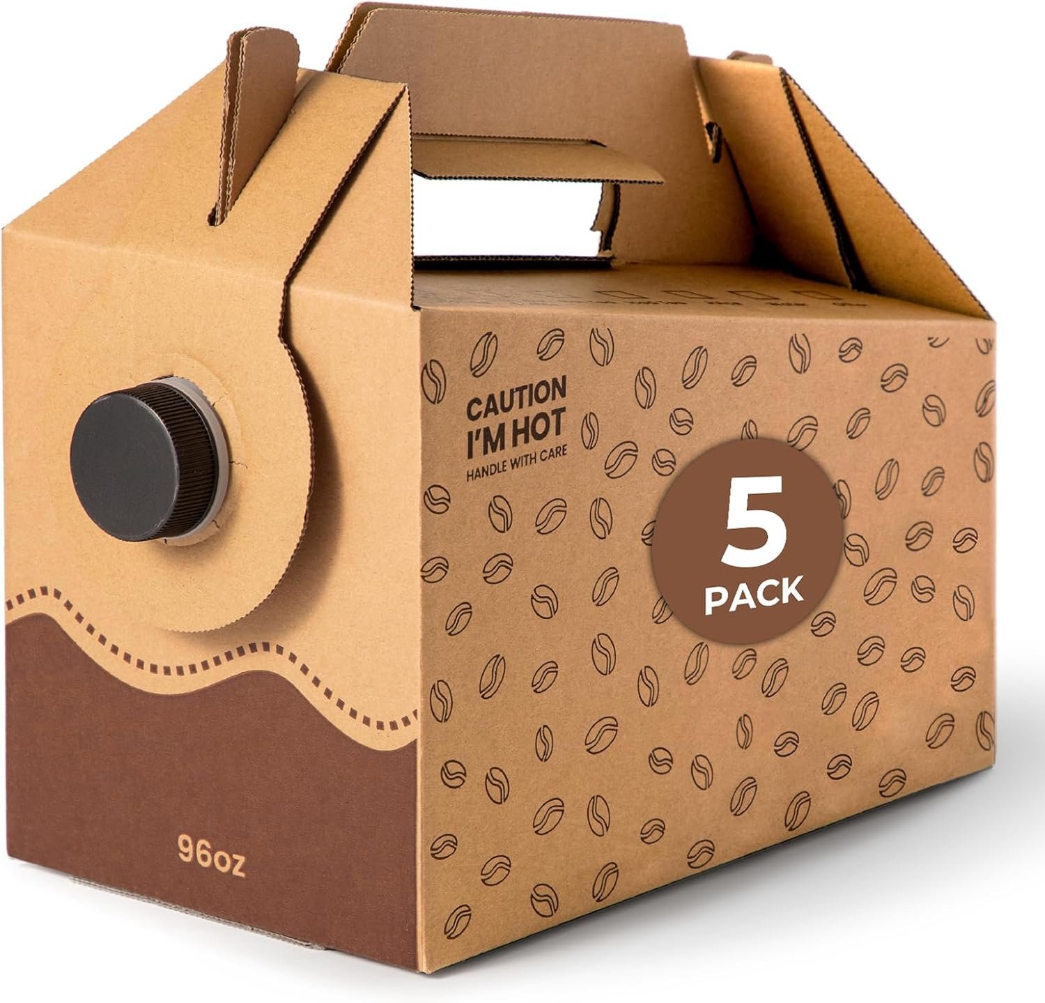 Marchio Bianco Distributori di Caffè Monouso da 96 oz Confezione da 5 con Manico Contenitori Isolati Portatili per Bevande Calde Fredde Ufficio Catering Feste con Logo Personalizzato dal Produttore Marchio Bianco Distributori di Caffè Monouso da 96 oz Confezione da 5 con Manico Contenitori Isolati Portatili per Bevande Calde Fredde Ufficio Catering Feste con Logo Personalizzato dal Produttore