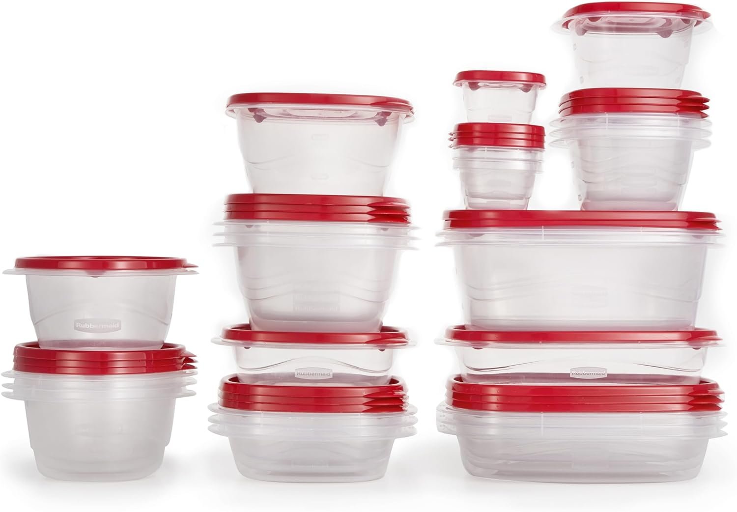 Marchio Bianco Set di 26 Contenitori per Alimenti Trasparenti con Logo Personalizzato dal Fornitore Marchio Bianco Set di 26 Contenitori per Alimenti Trasparenti con Logo Personalizzato dal Fornitore